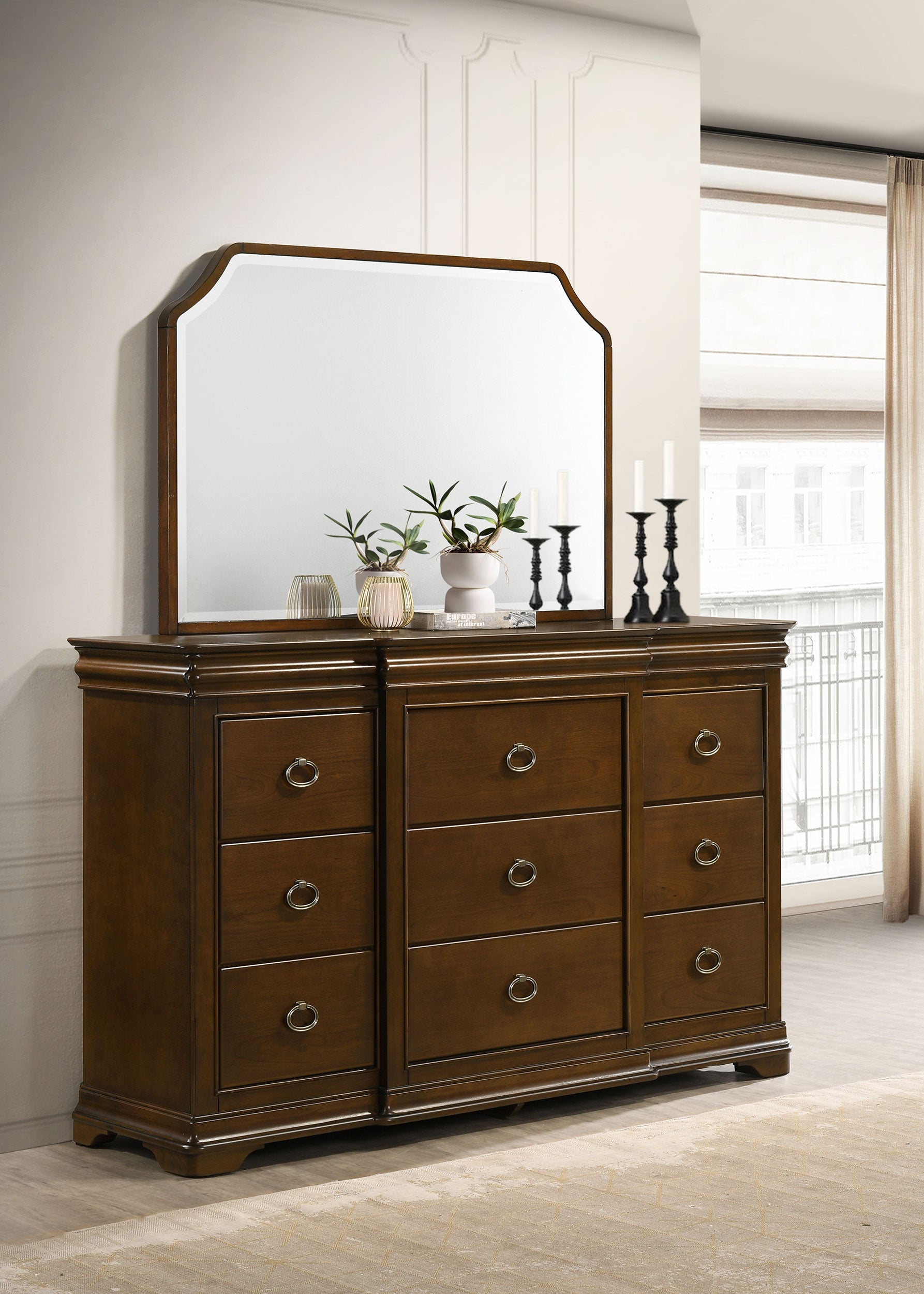 Garland Dresser with Mirror - Ideal Furniture (Fresno,CA)