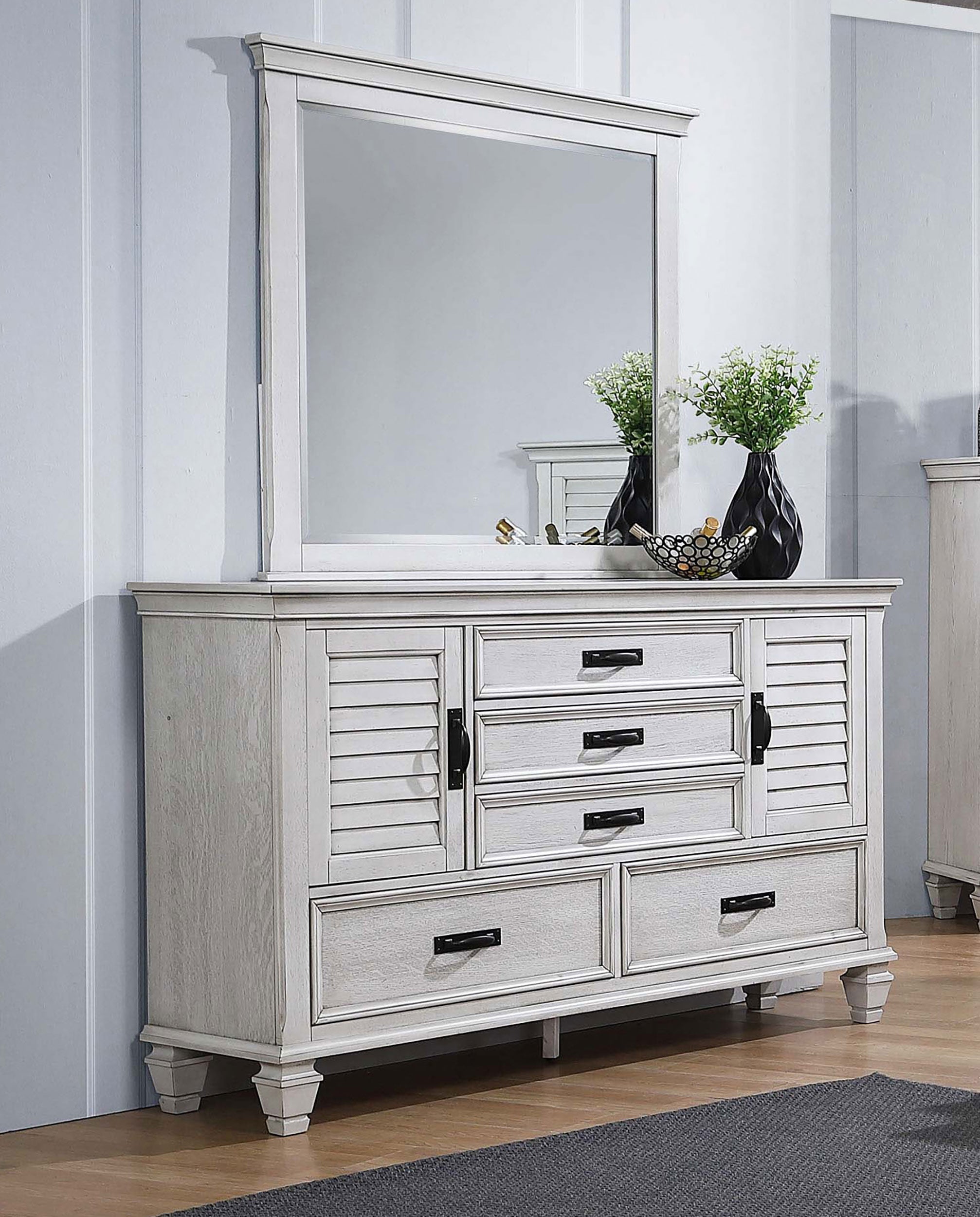 Franco Dresser with Mirror - Ideal Furniture (Fresno,CA)