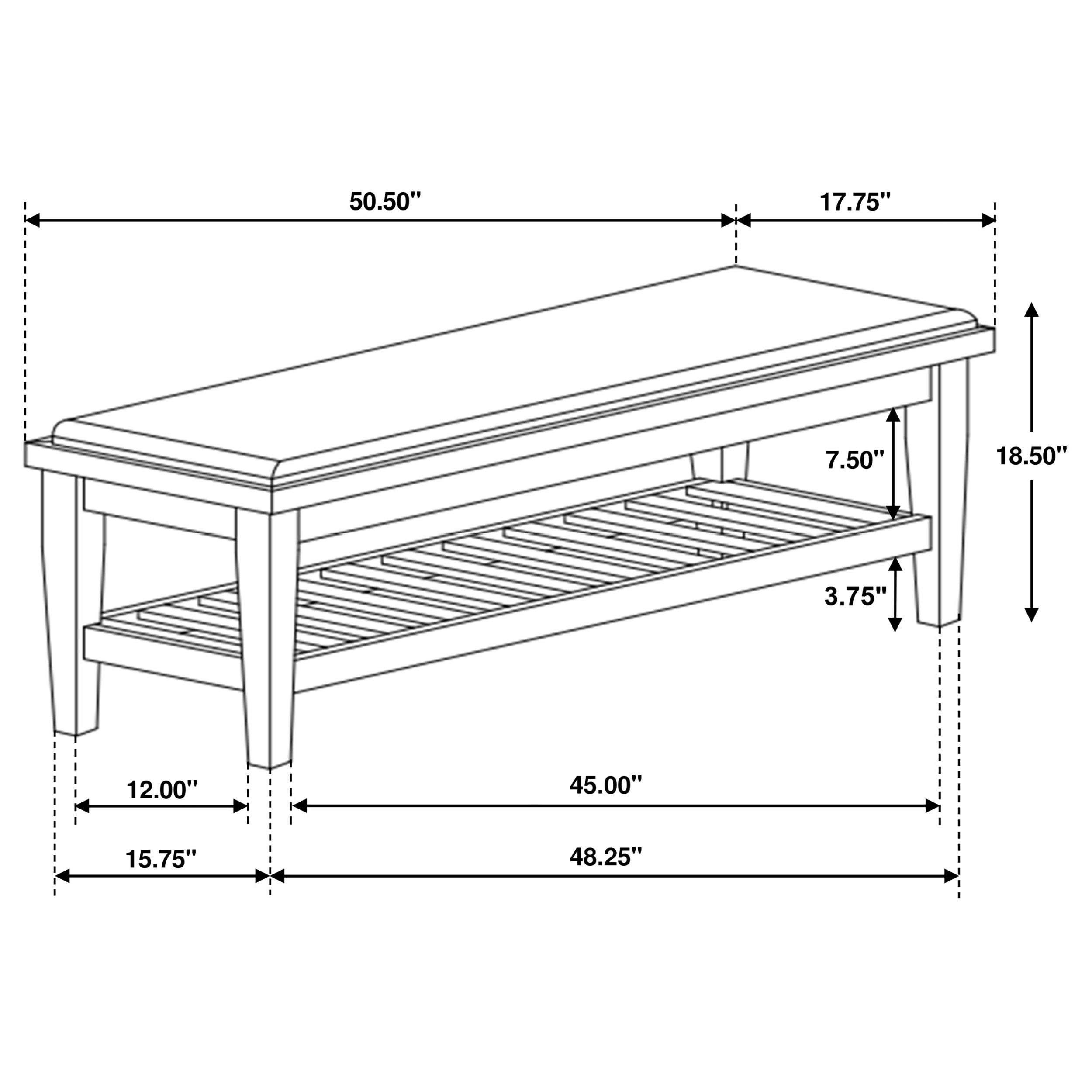 Franco Bedroom Bench - Ideal Furniture (Fresno,CA)