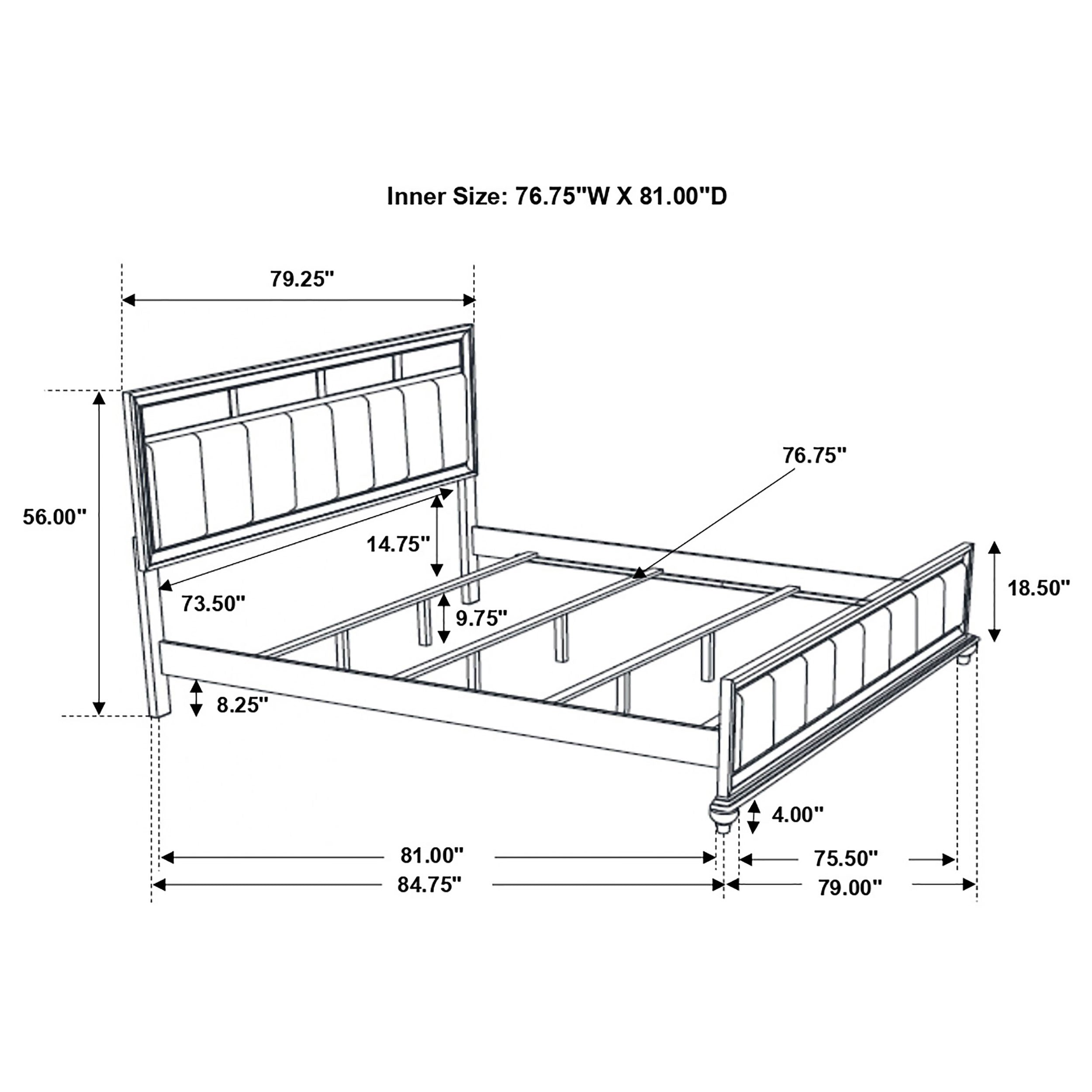 Barzini Bedroom Set - Ideal Furniture (Fresno,CA)