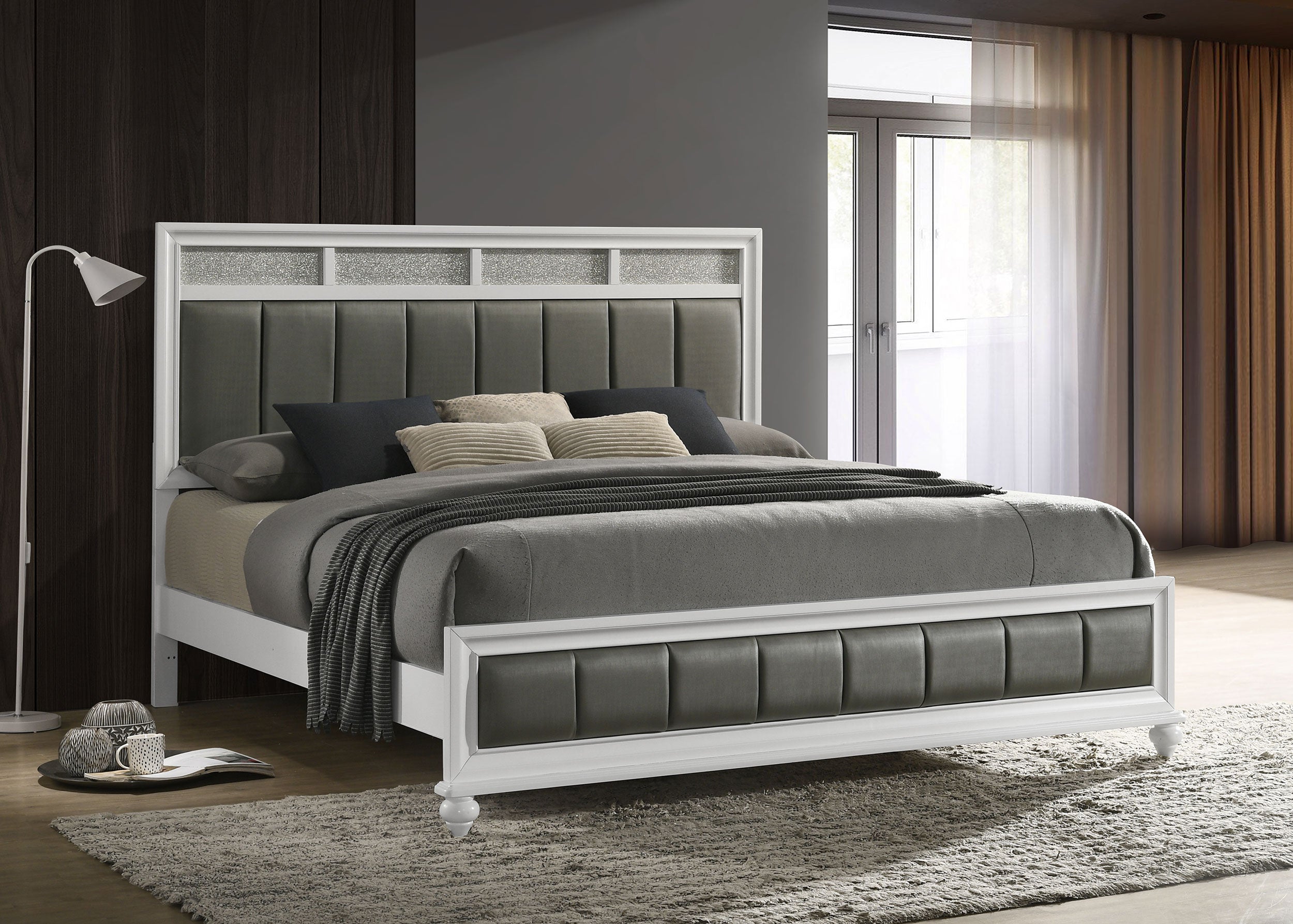 Barzini Panel Bed - Ideal Furniture (Fresno,CA)