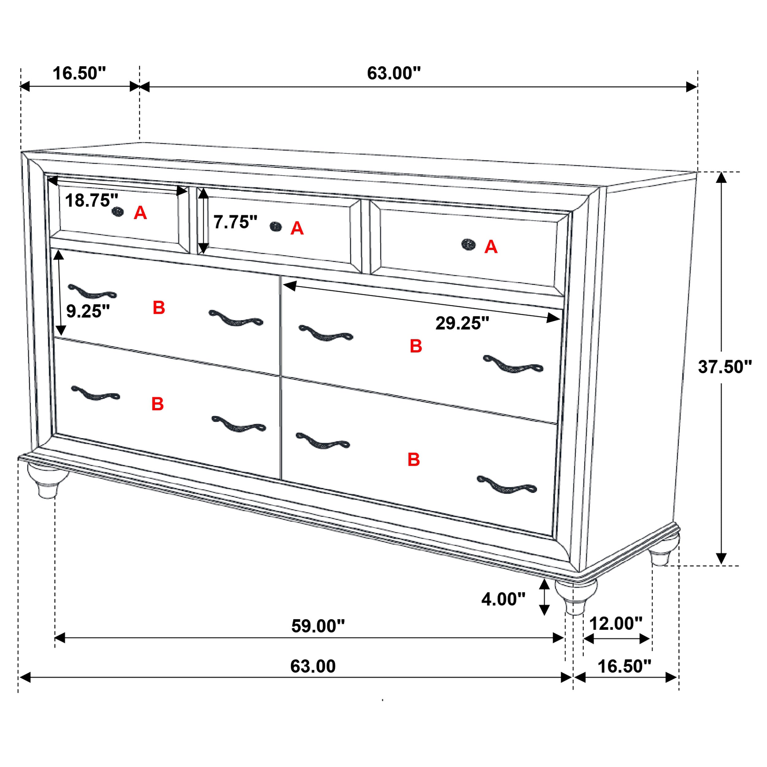 Barzini Bedroom Set - Ideal Furniture (Fresno,CA)