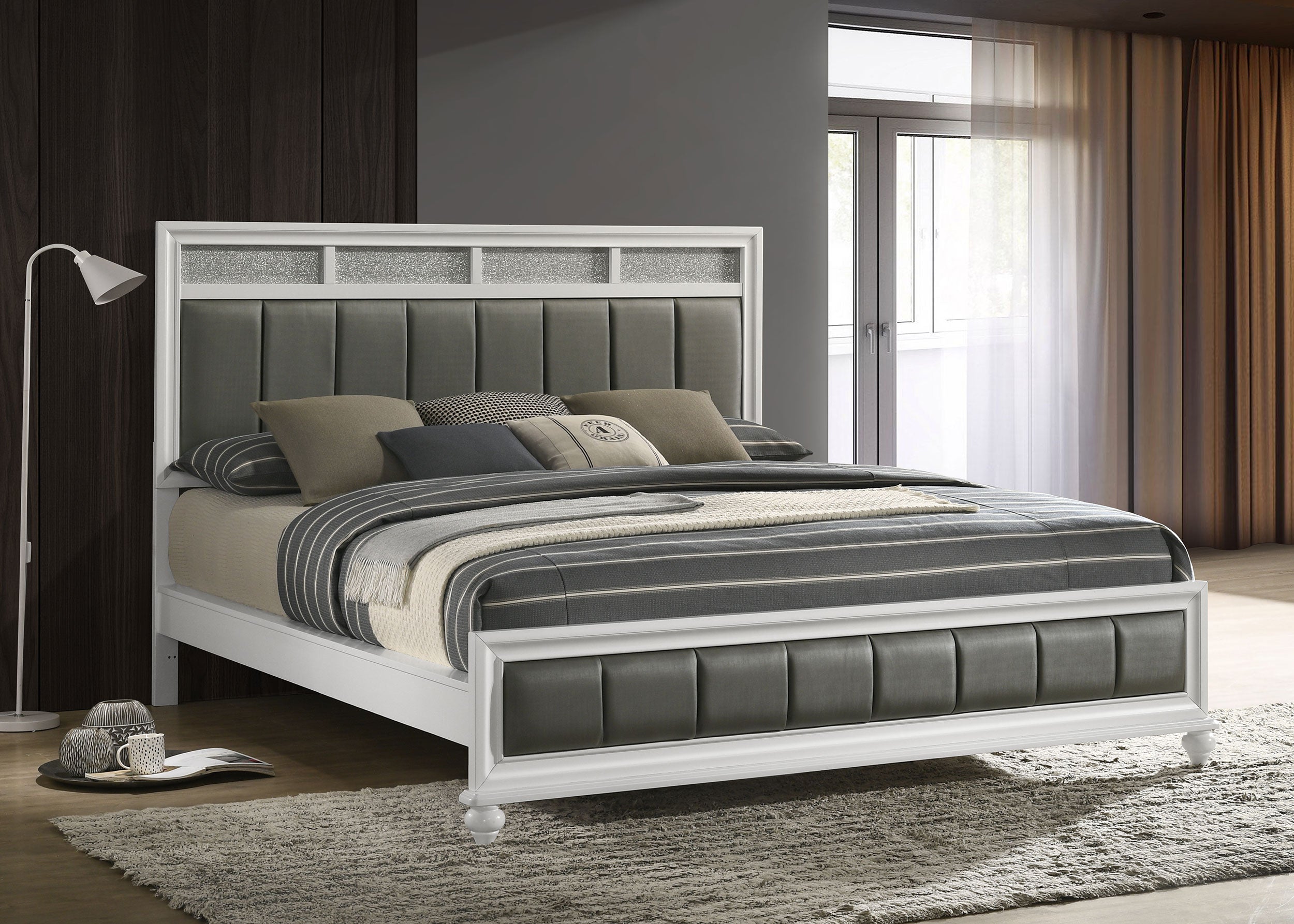 Barzini Panel Bed - Ideal Furniture (Fresno,CA)