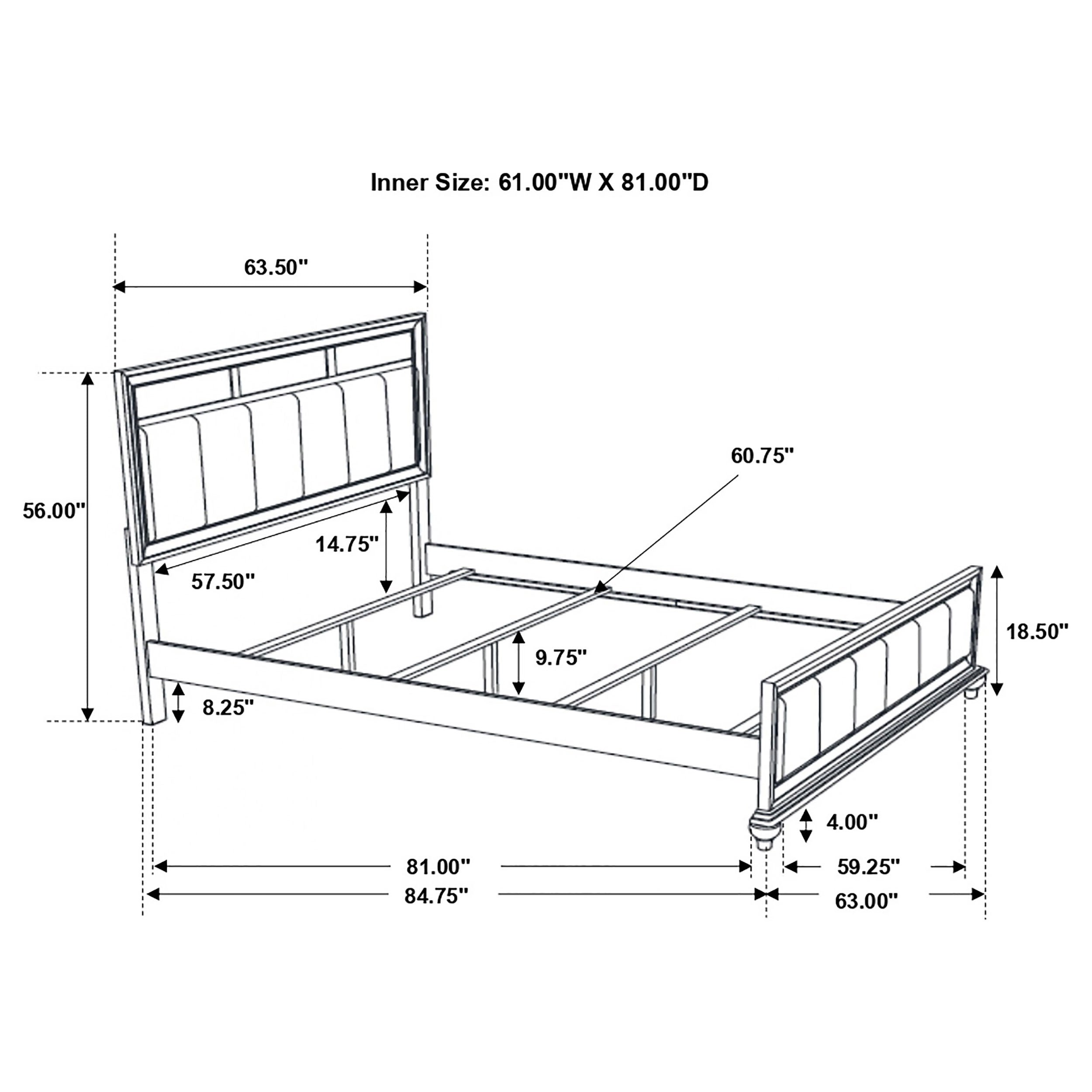 Barzini Bedroom Set - Ideal Furniture (Fresno,CA)