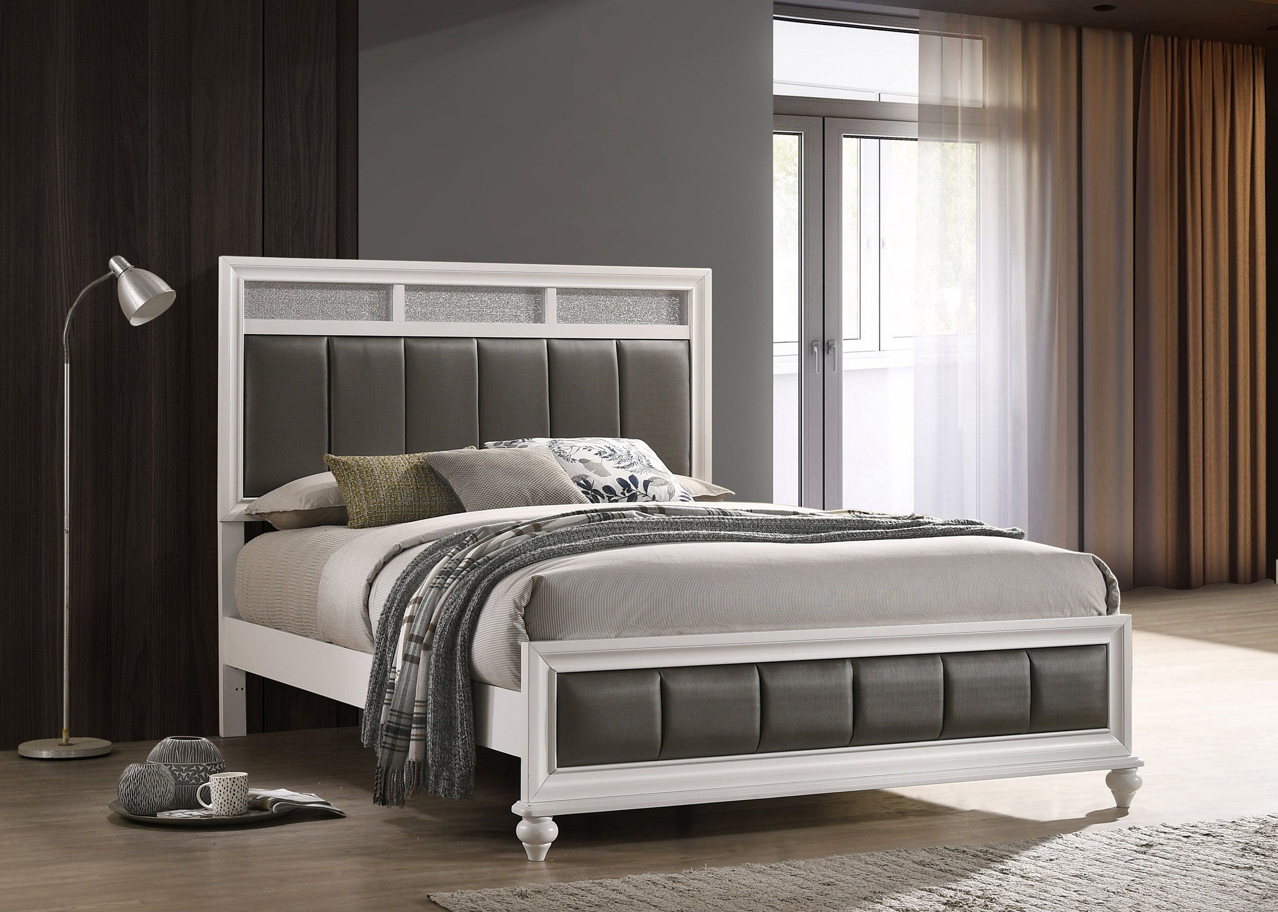 Barzini Panel Bed - Ideal Furniture (Fresno,CA)