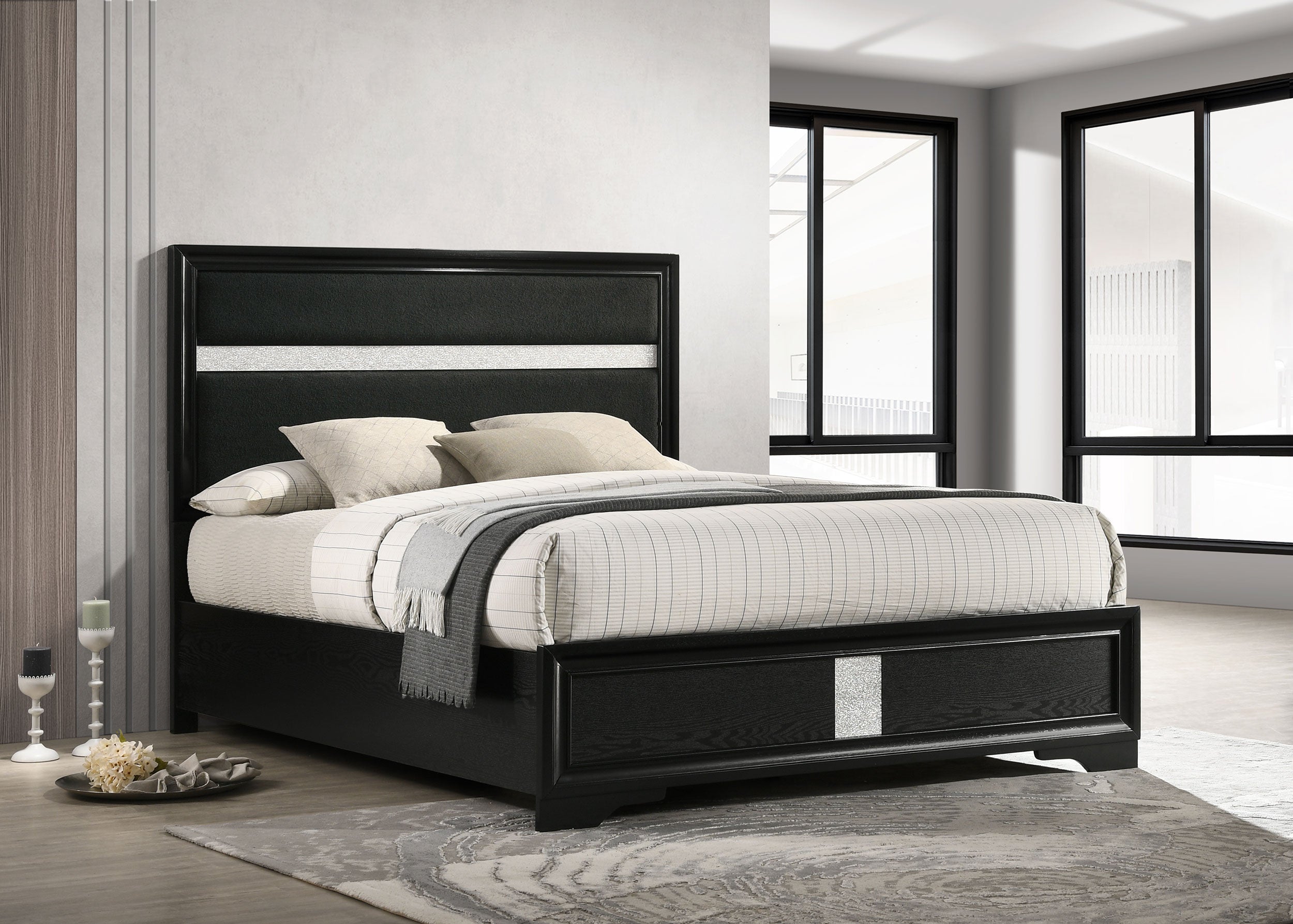 Miranda Eastern King Bed - Ideal Furniture (Fresno,CA)