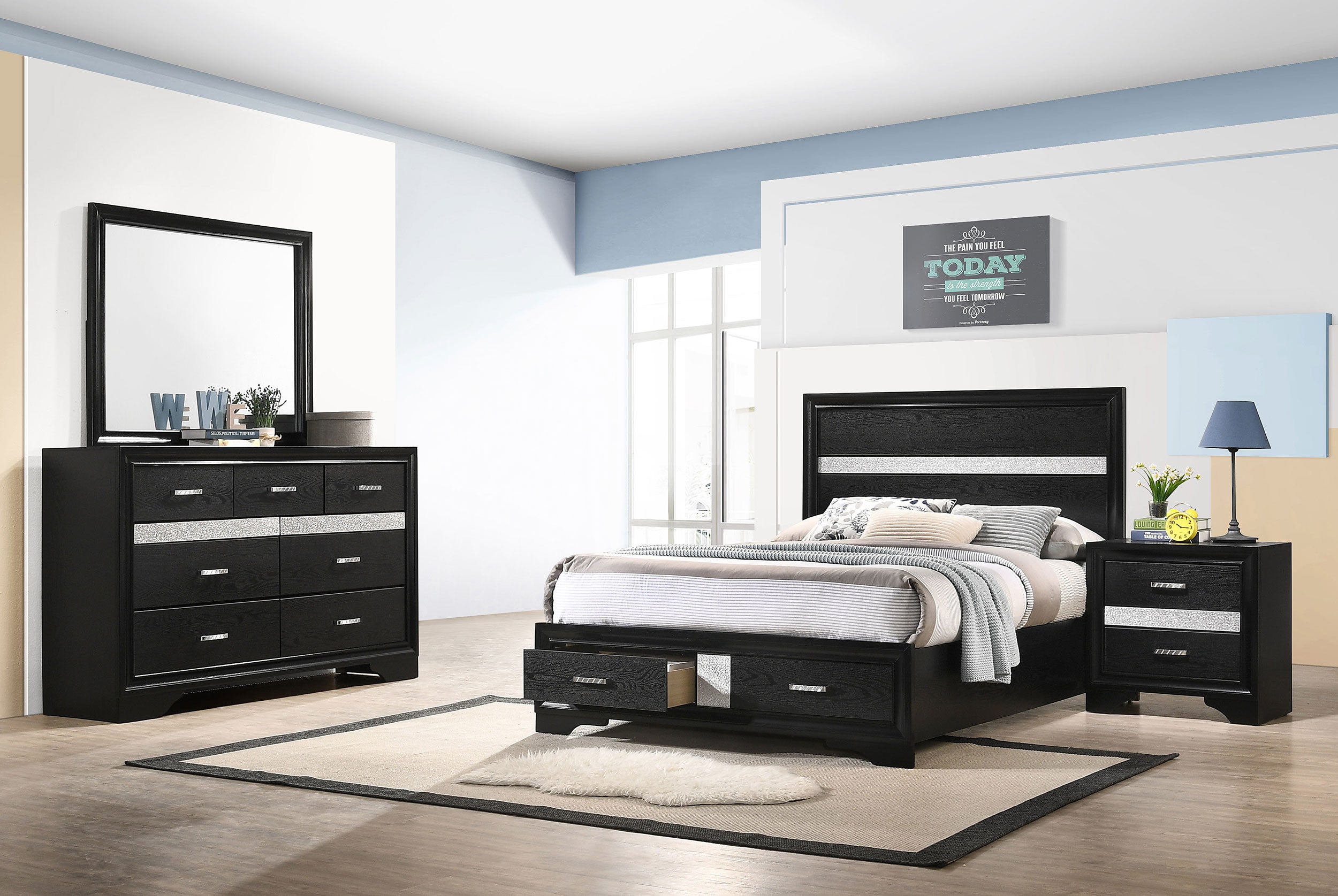 Miranda Bedroom Set - Ideal Furniture (Fresno,CA)