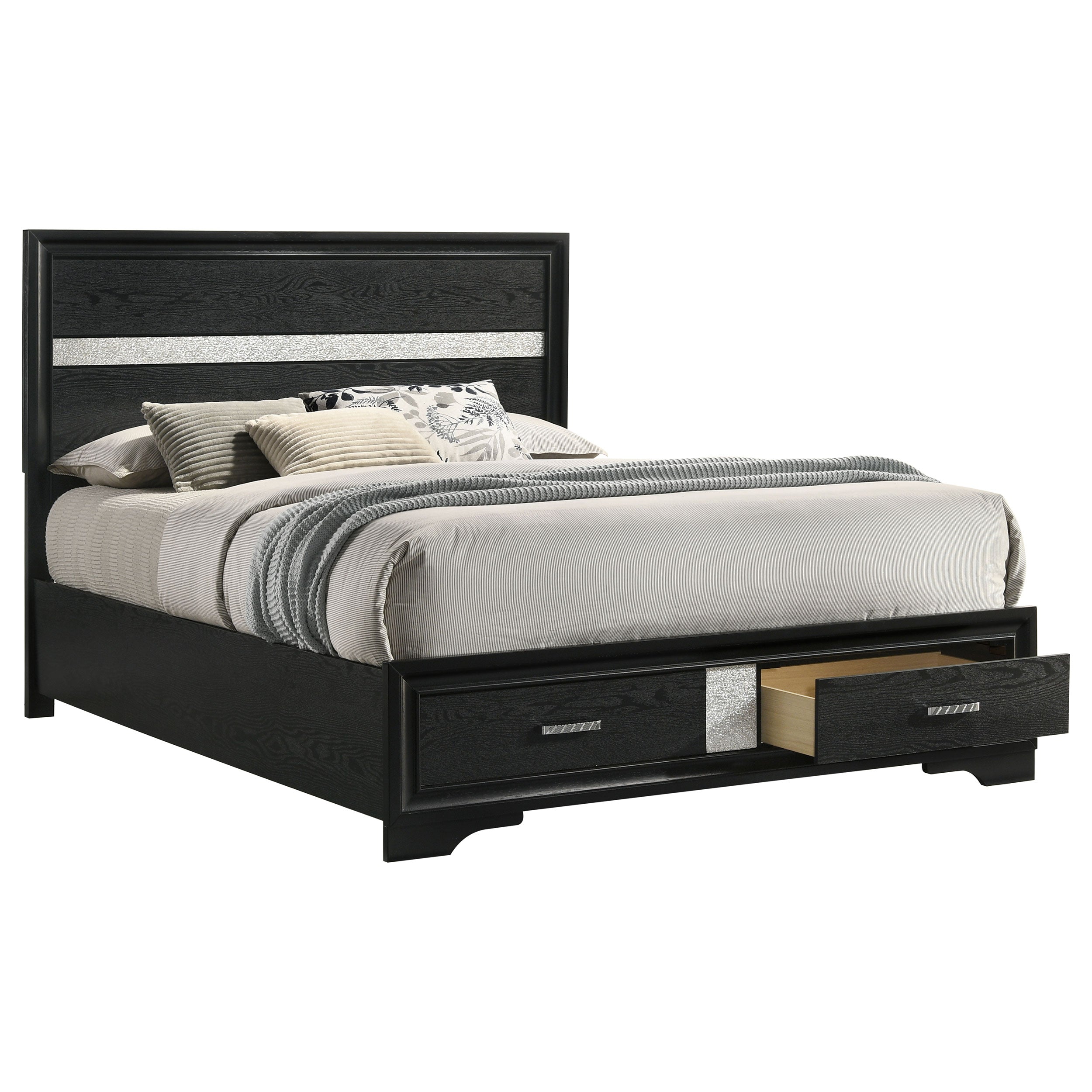 Miranda Panel Platform Storage Bed - Ideal Furniture (Fresno,CA)