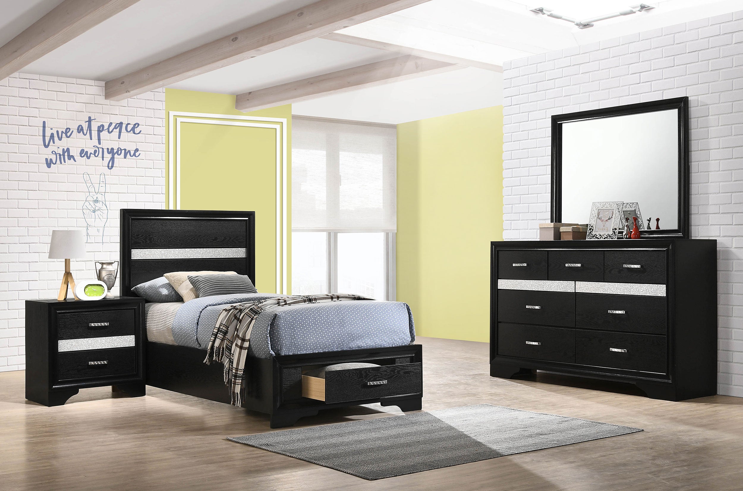Miranda Bedroom Set - Ideal Furniture (Fresno,CA)