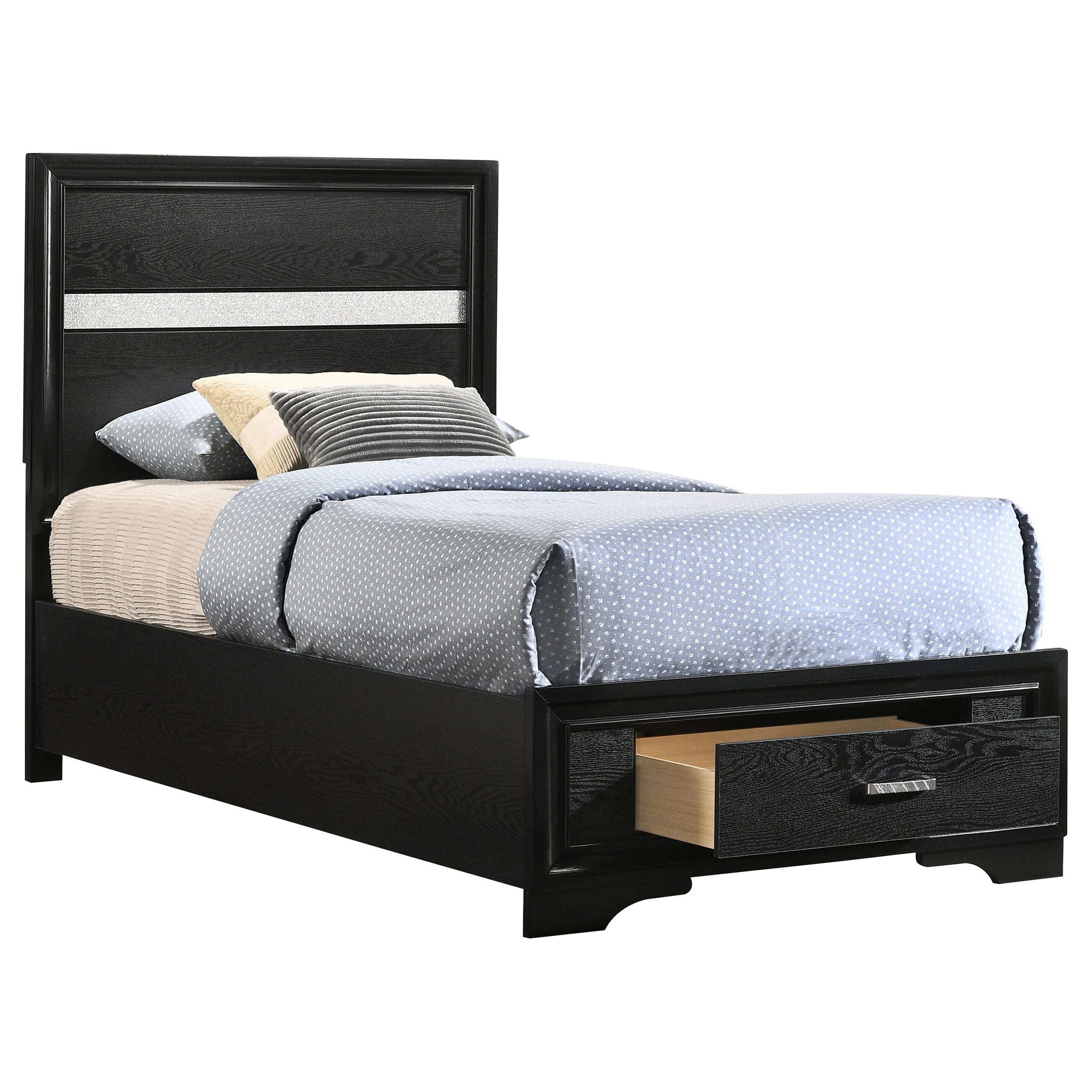 Miranda Panel Platform Storage Bed - Ideal Furniture (Fresno,CA)
