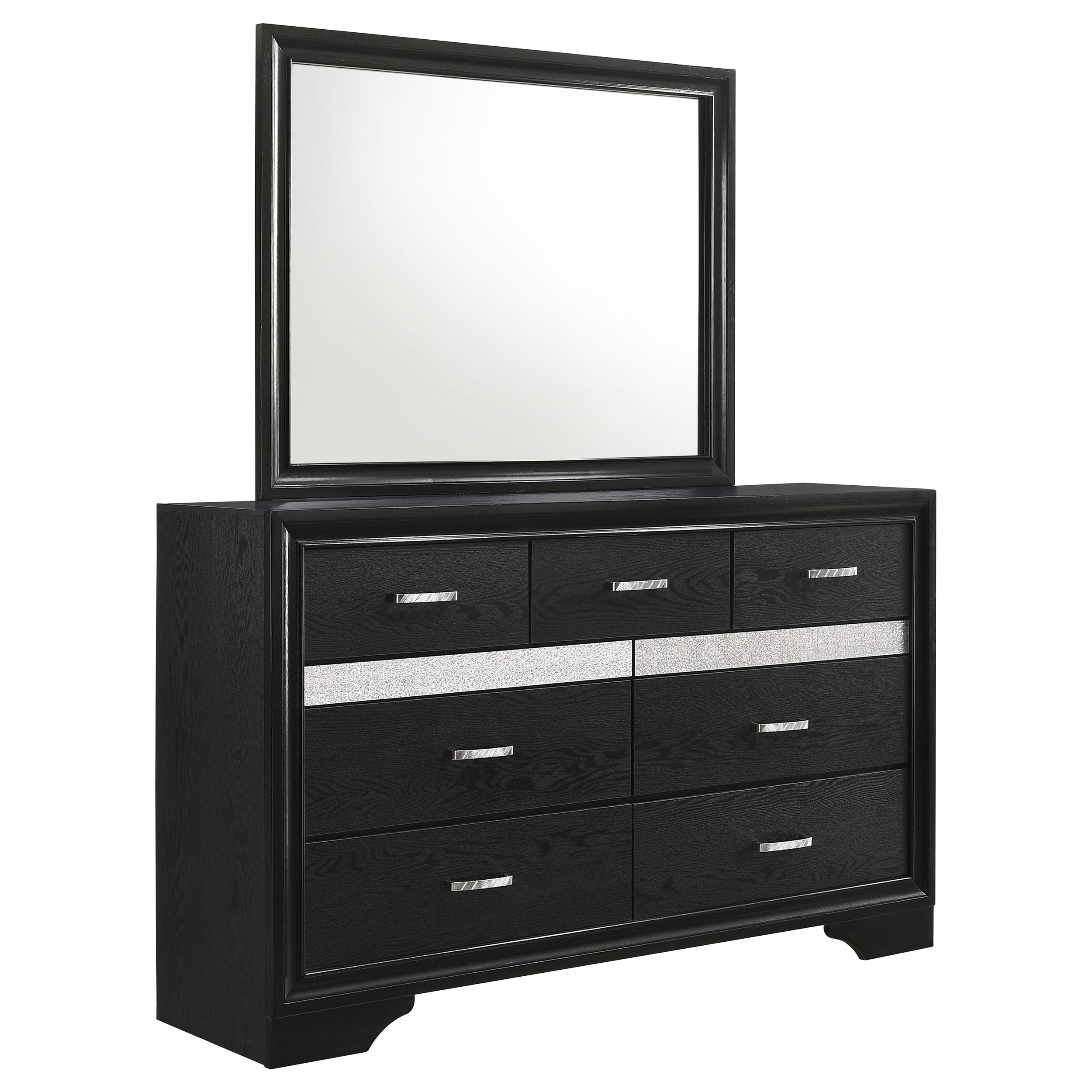 Miranda Dresser with Mirror - Ideal Furniture (Fresno,CA)