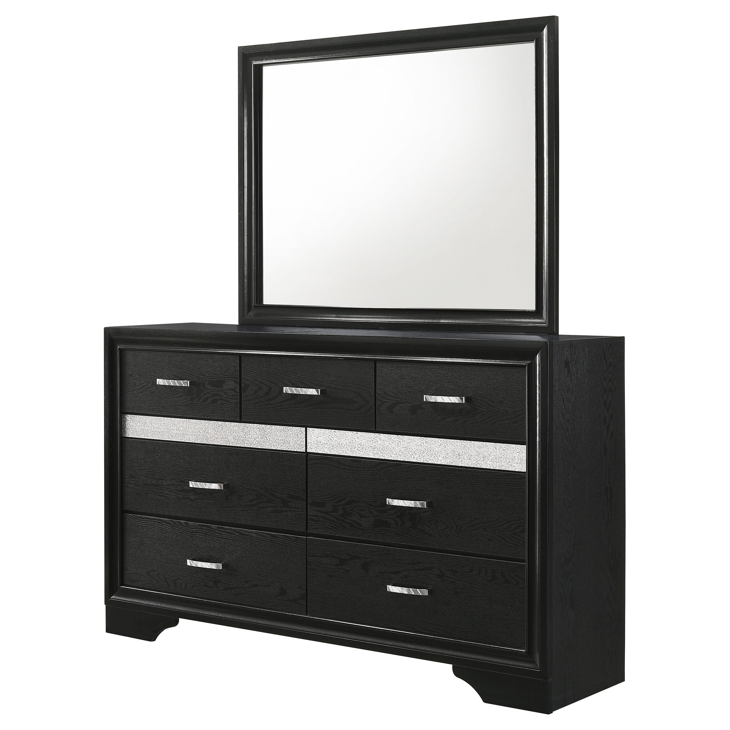 Miranda Dresser with Mirror - Ideal Furniture (Fresno,CA)