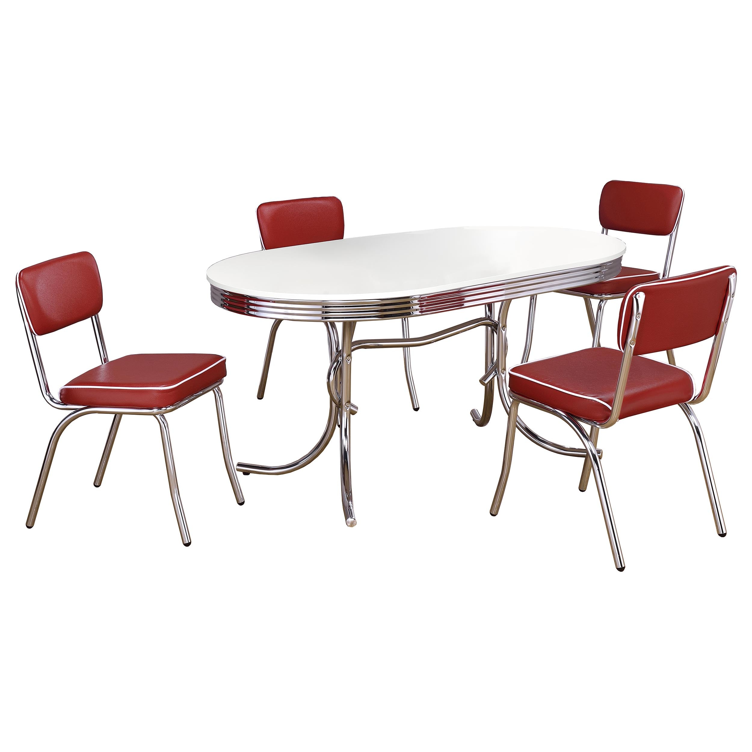 Retro Dining Set - Ideal Furniture (Fresno,CA)
