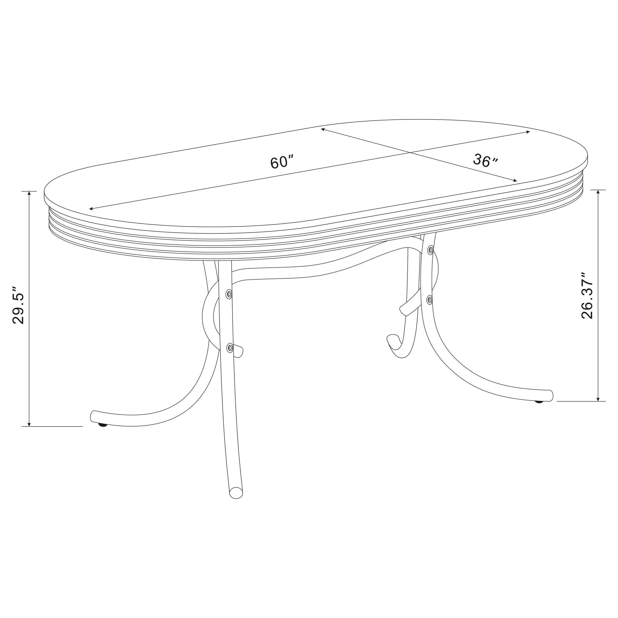 Retro Dining Table - Ideal Furniture (Fresno,CA)