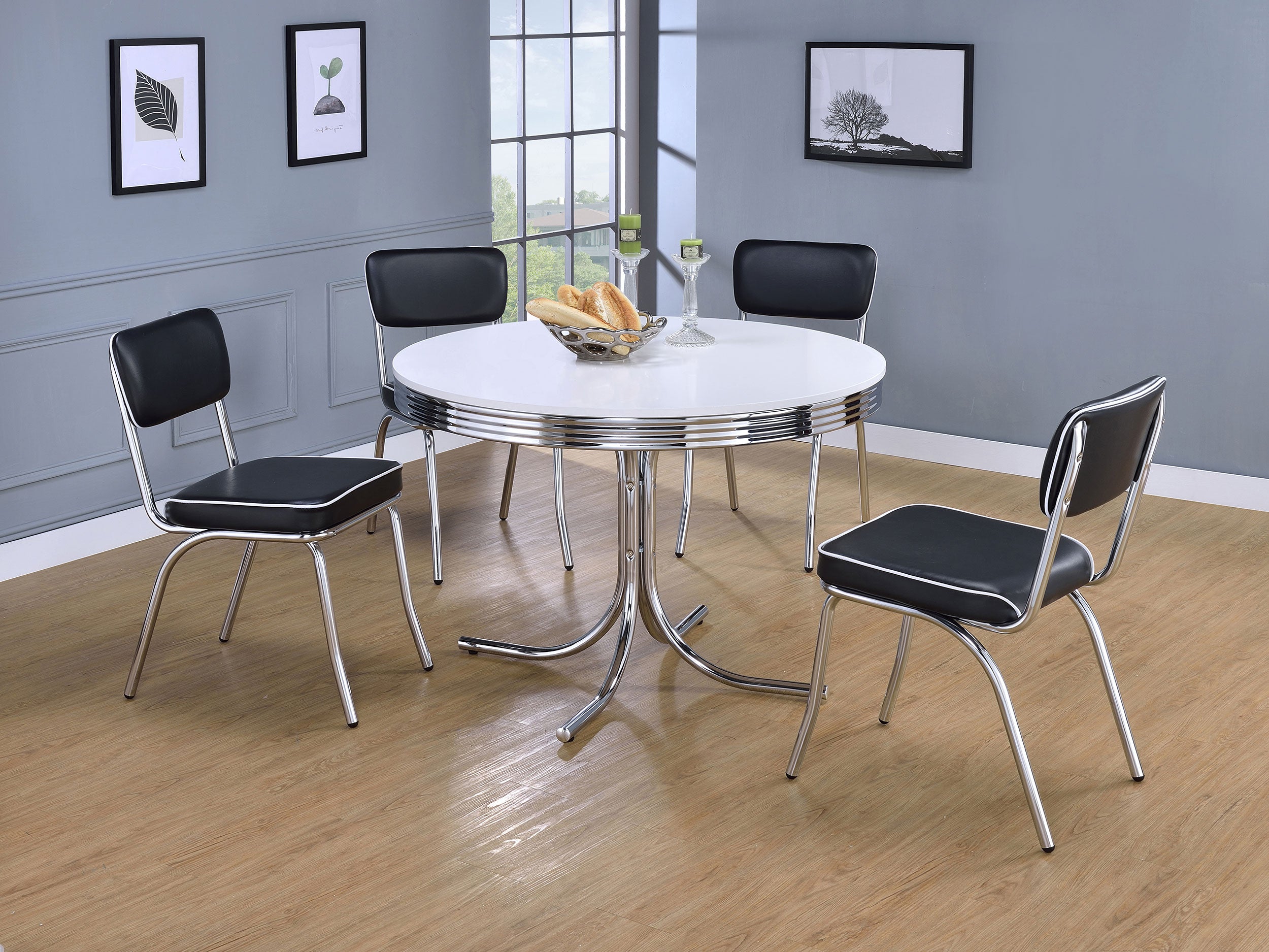 Retro Dining Side Chair - Ideal Furniture (Fresno,CA)