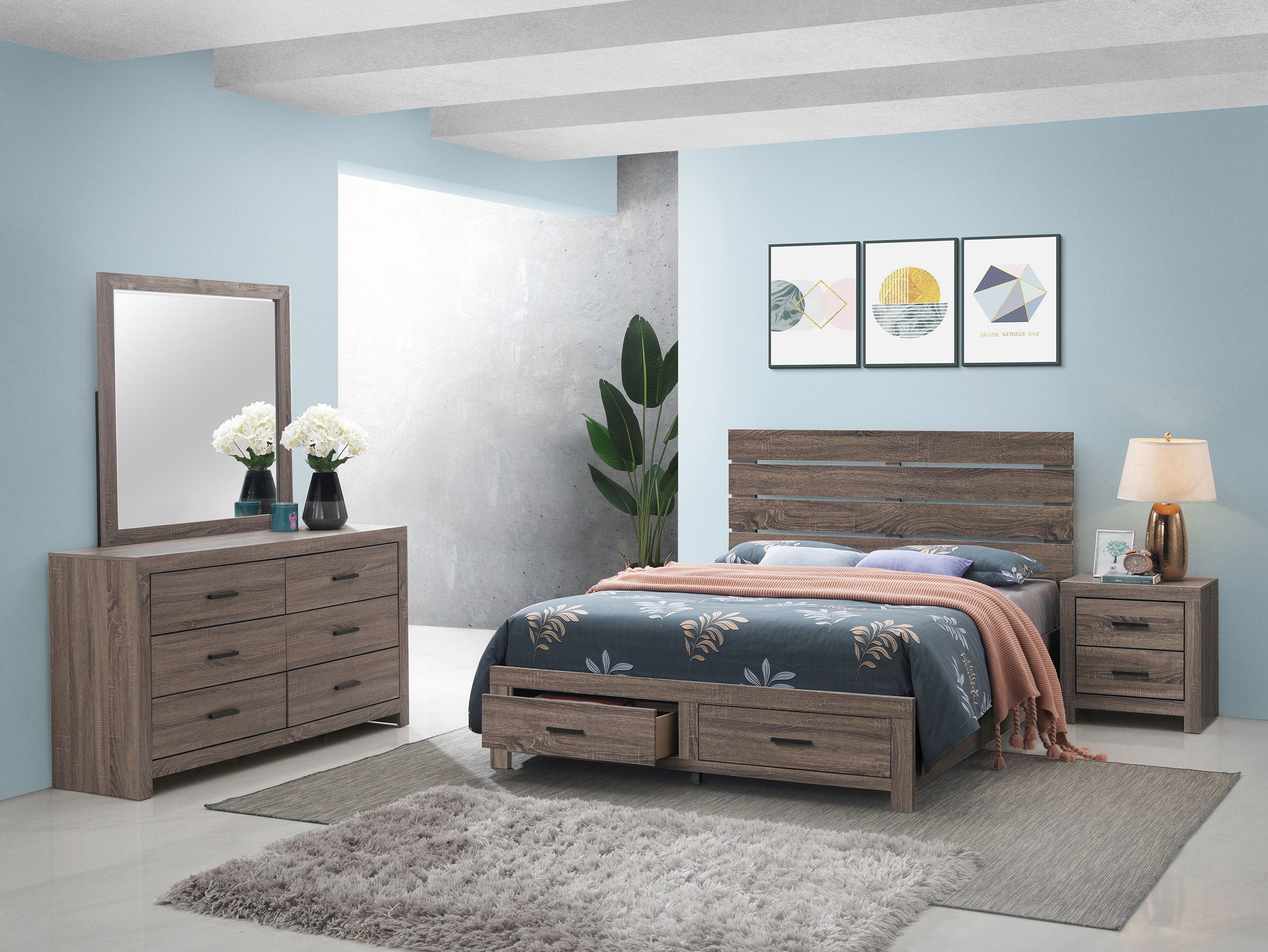 Brantford Bedroom Set - Ideal Furniture (Fresno,CA)
