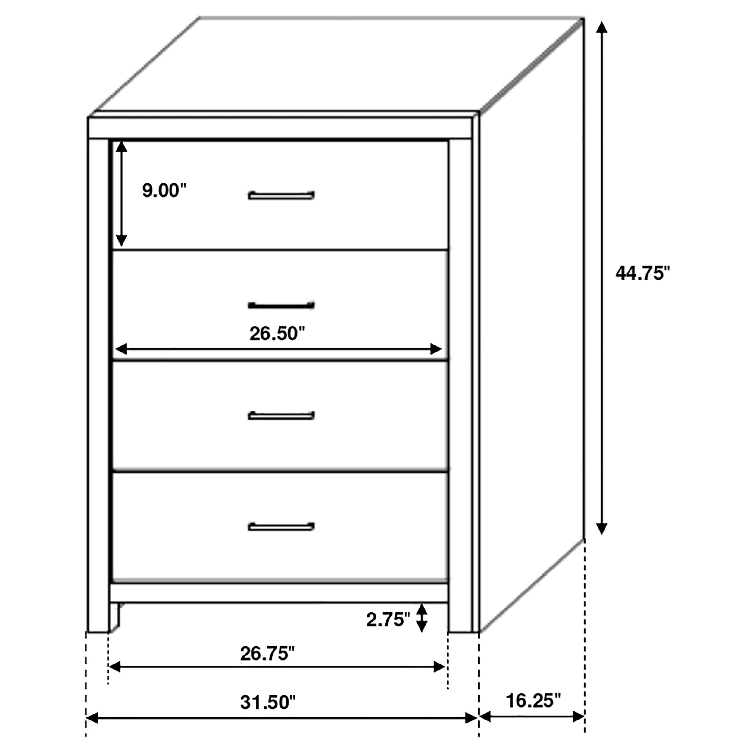 Brantford Bedroom Set - Ideal Furniture (Fresno,CA)