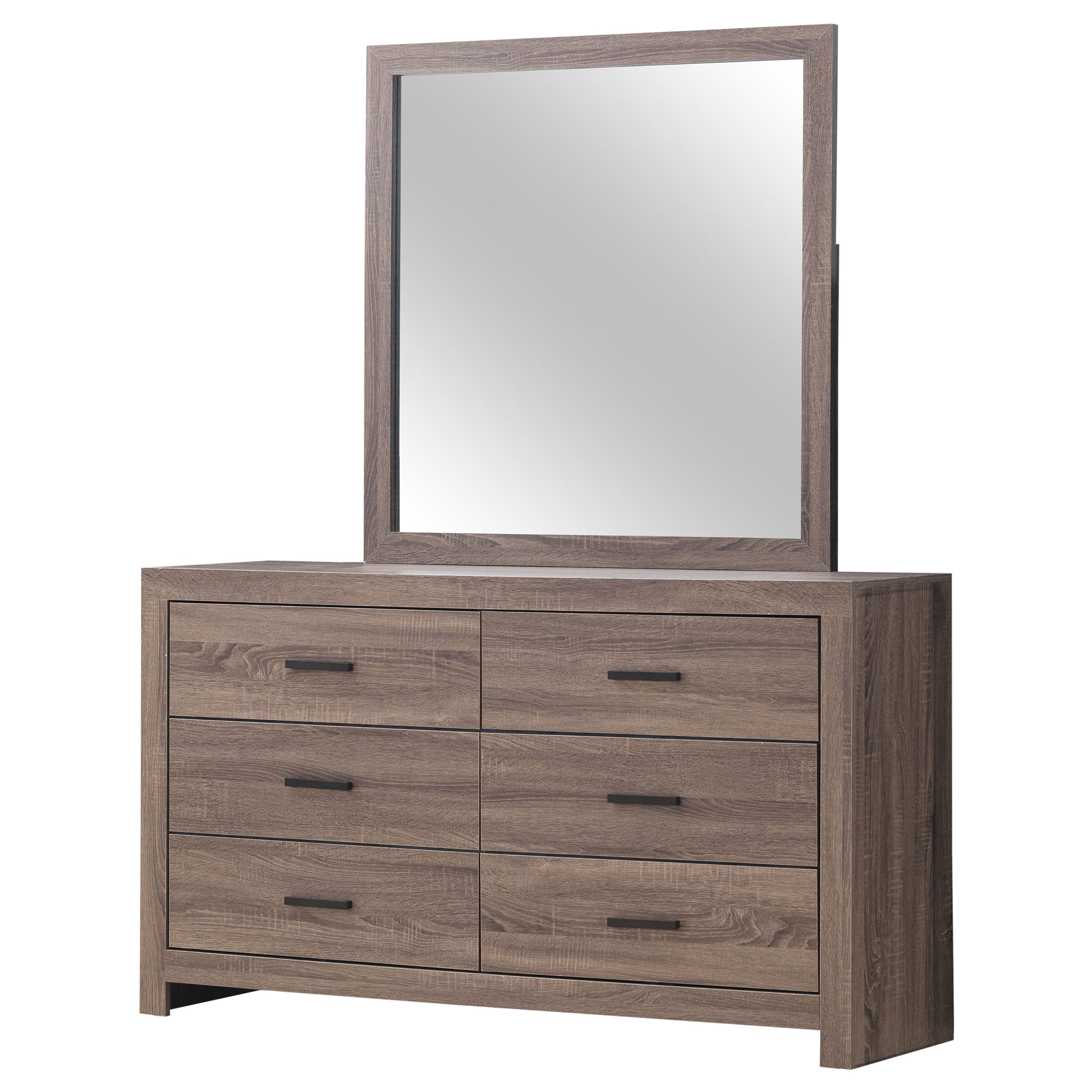 Brantford Dresser with Mirror - Ideal Furniture (Fresno,CA)