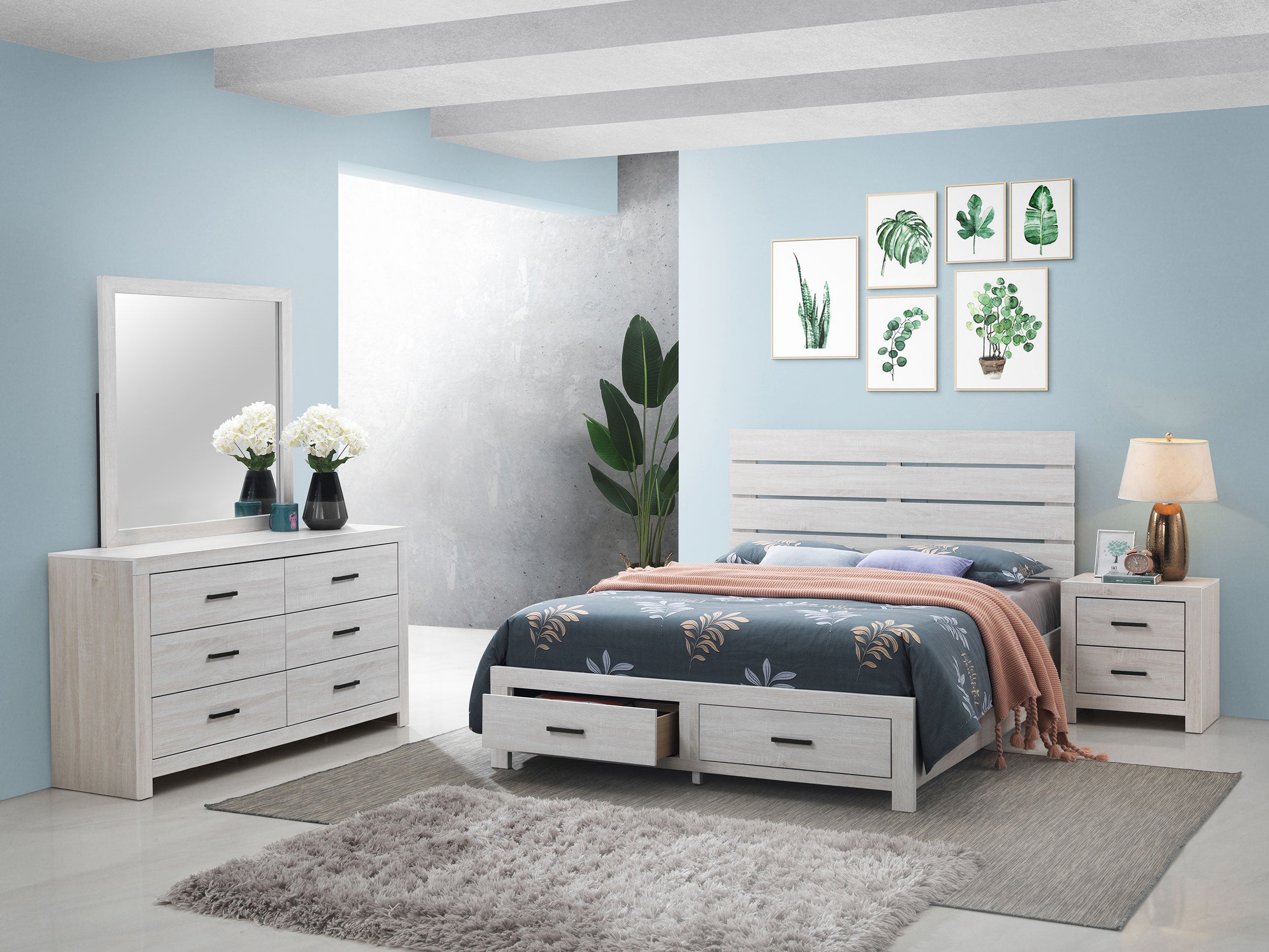 Brantford Bedroom Set - Ideal Furniture (Fresno,CA)