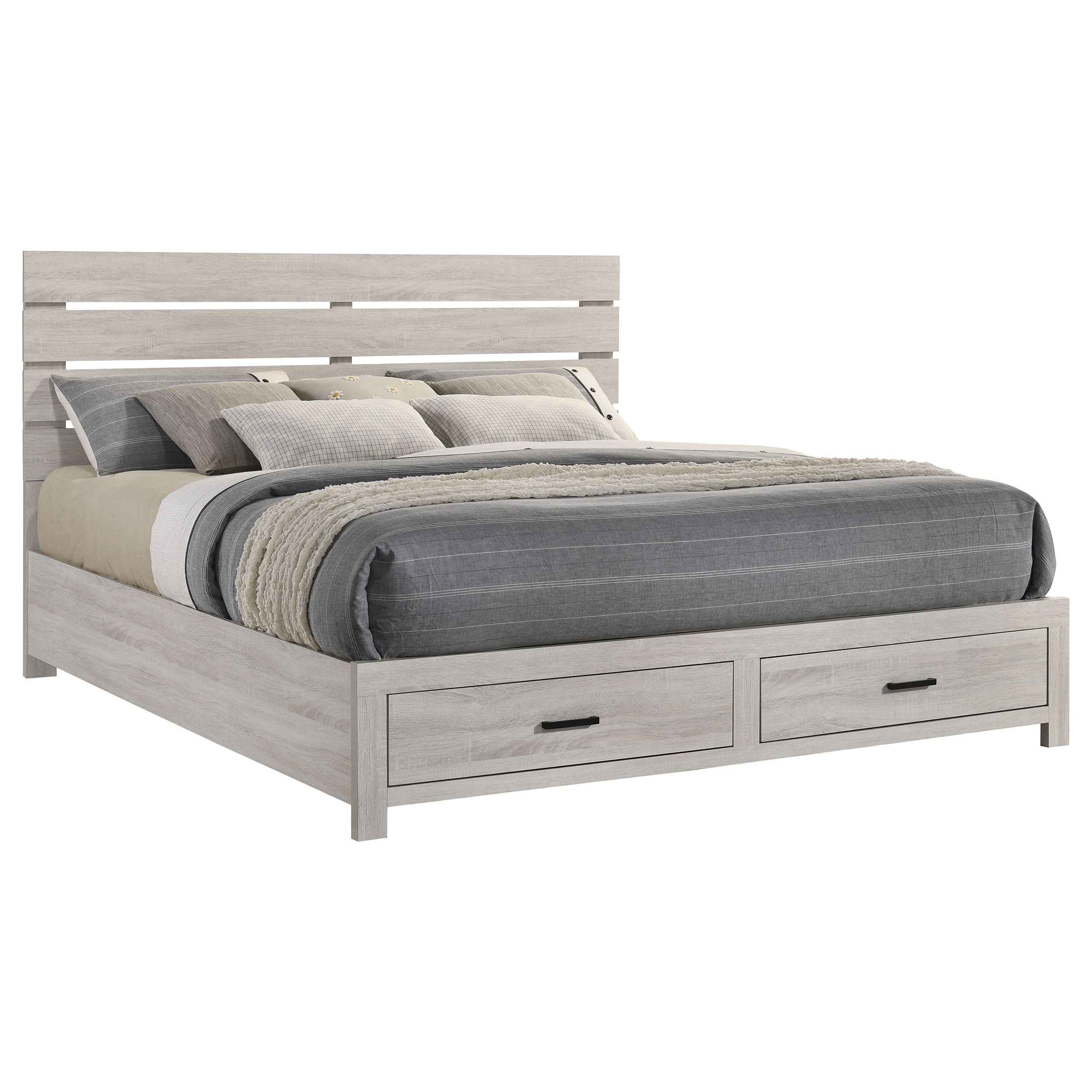 Brantford Panel Platform Storage Bed - Ideal Furniture (Fresno,CA)