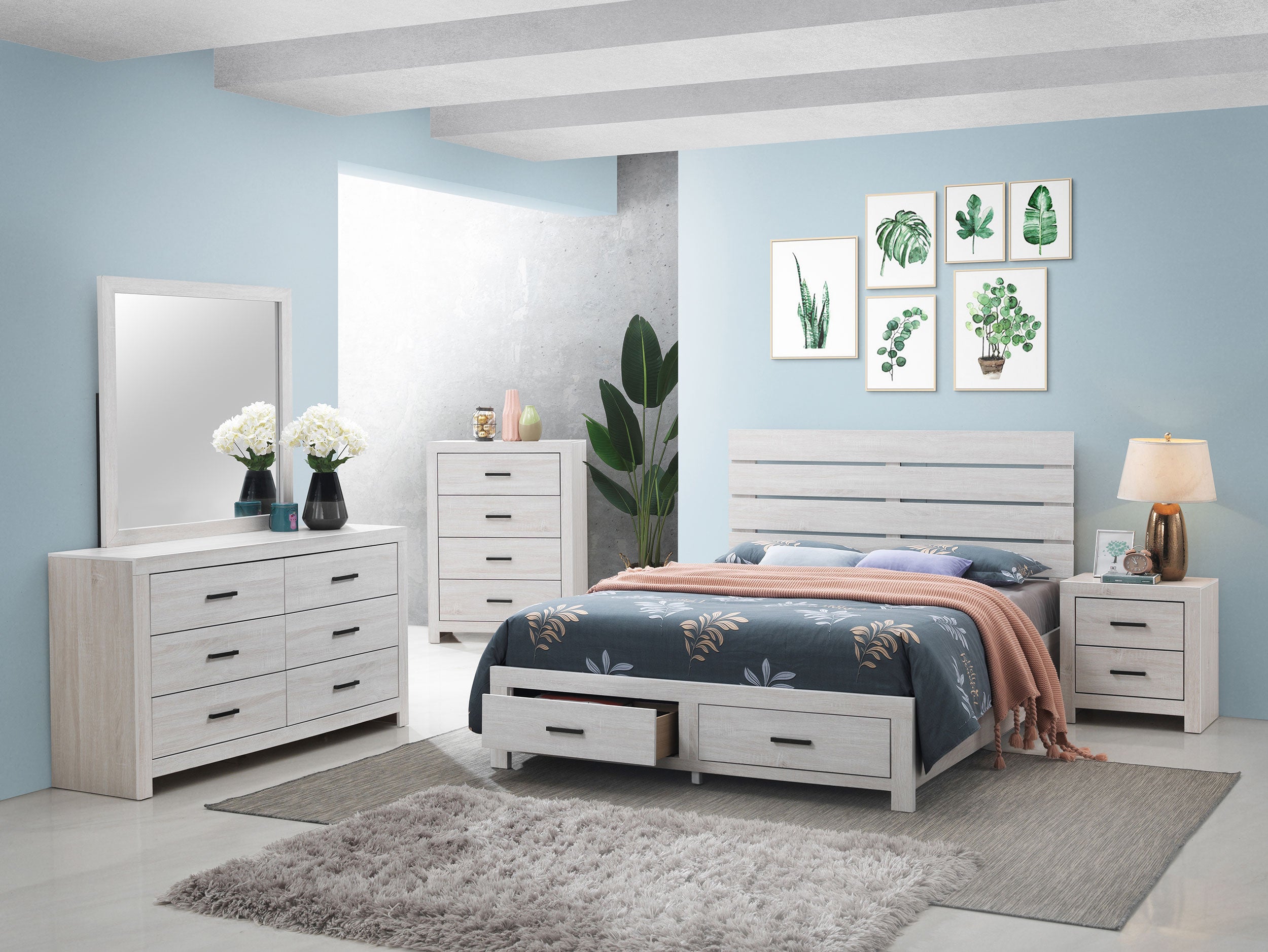 Brantford Bedroom Set - Ideal Furniture (Fresno,CA)