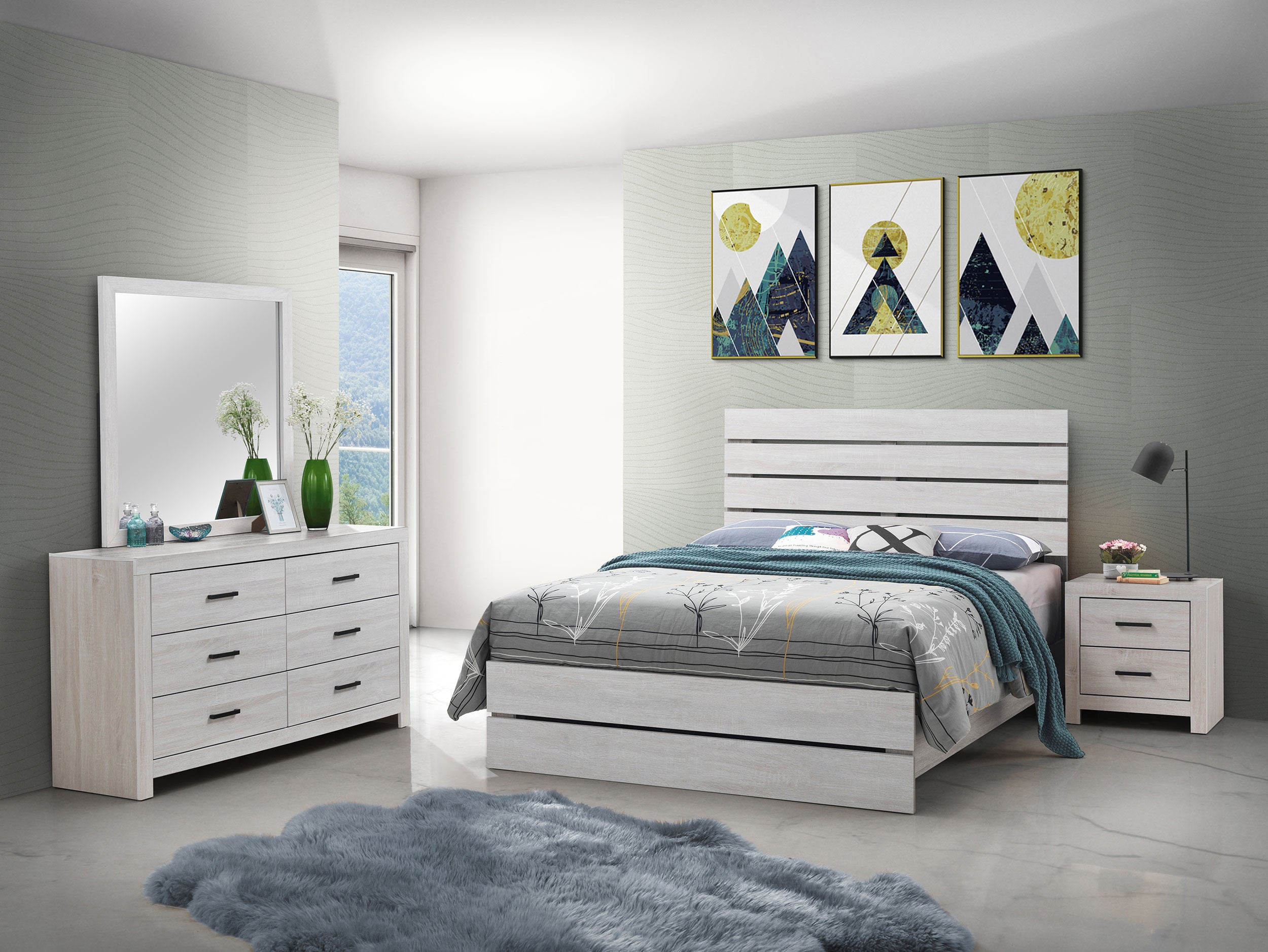 Brantford Bedroom Set - Ideal Furniture (Fresno,CA)