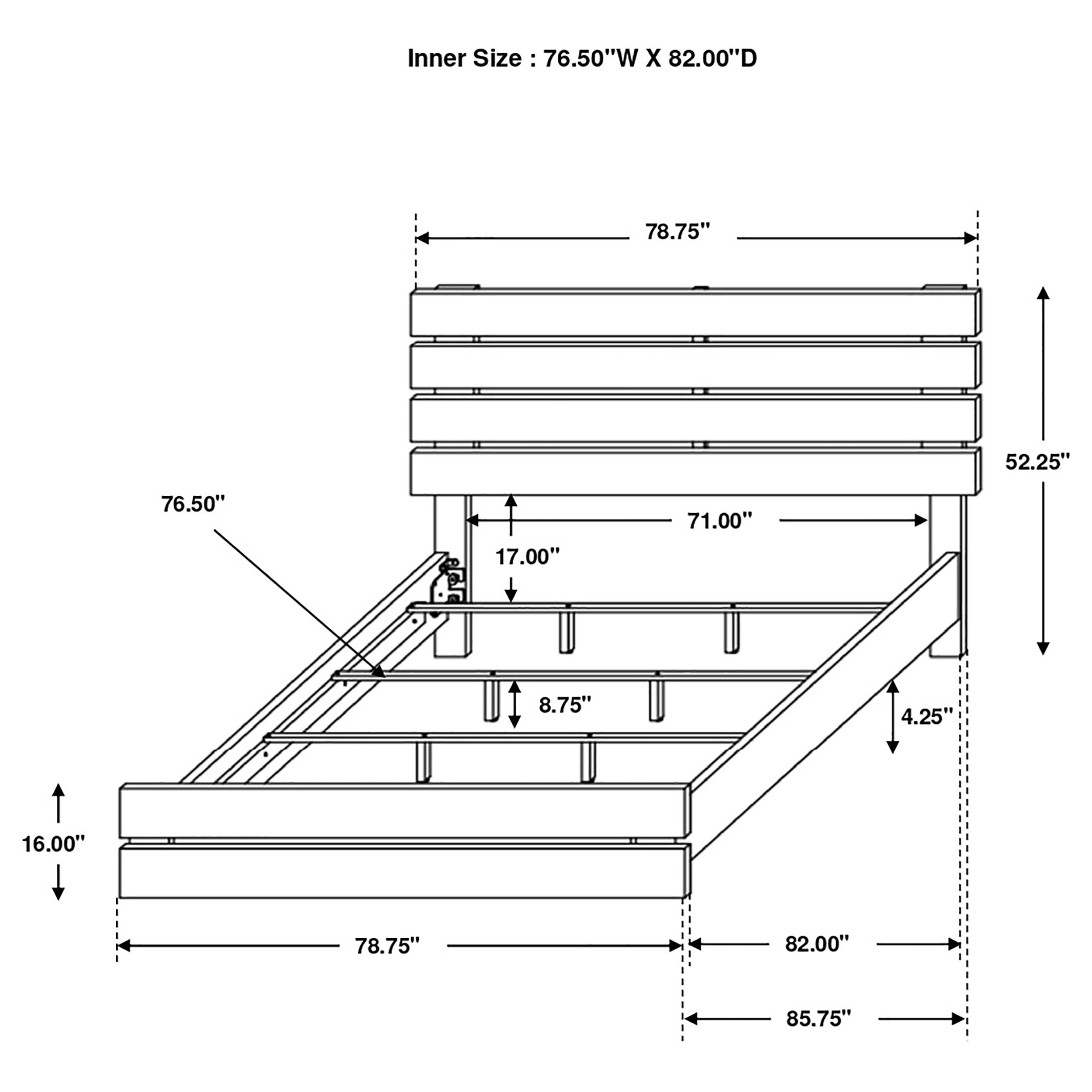 Brantford Panel Bed - Ideal Furniture (Fresno,CA)