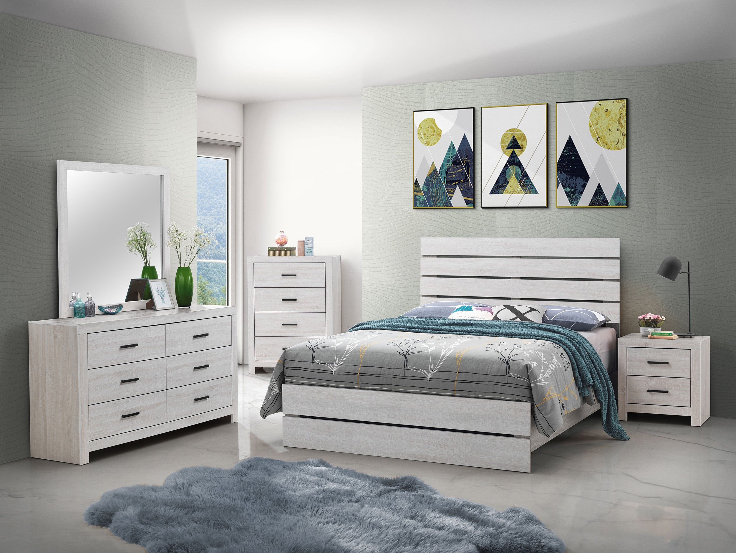 Brantford Bedroom Set - Ideal Furniture (Fresno,CA)