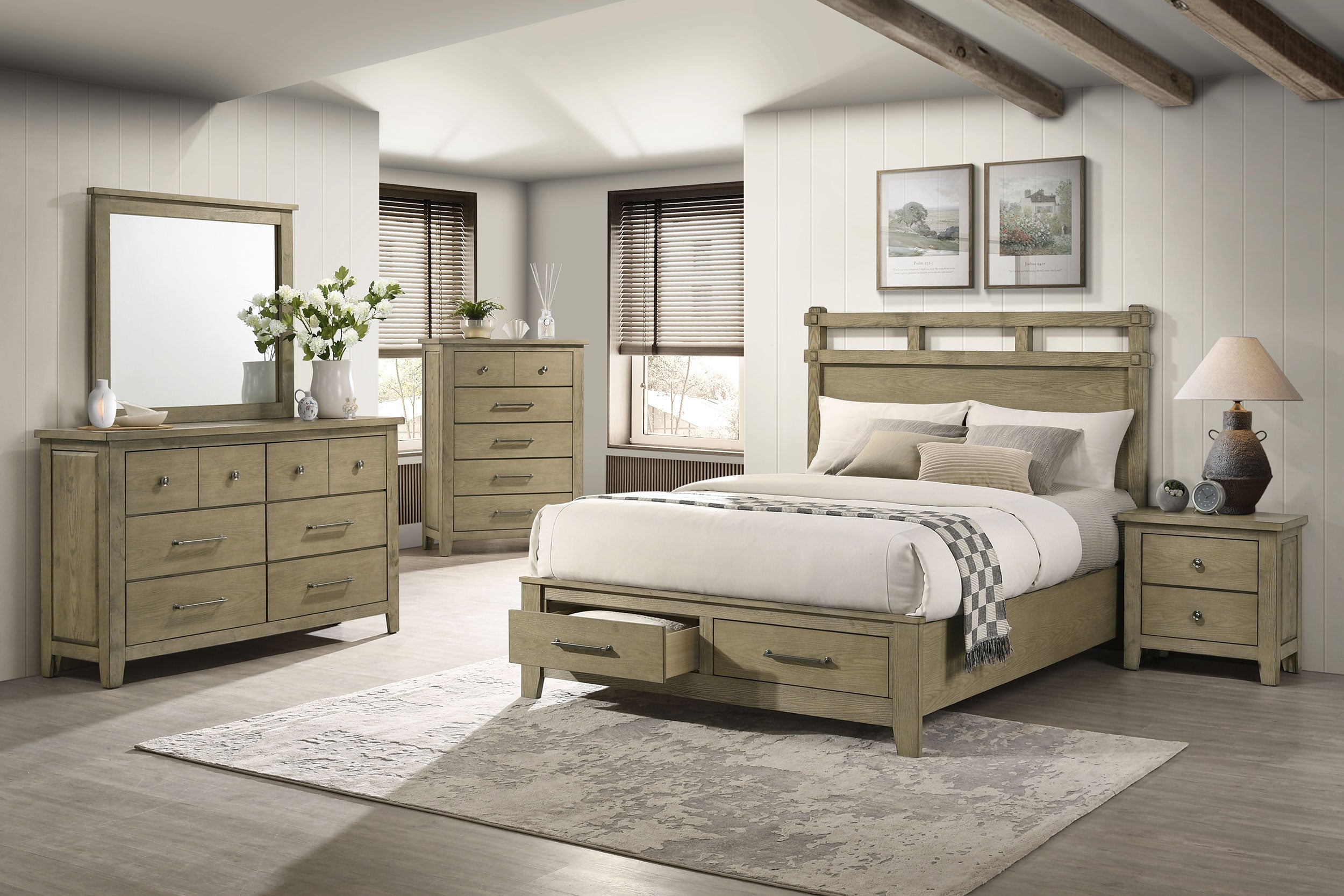 Hazlewood Bedroom Set - Ideal Furniture (Fresno,CA)