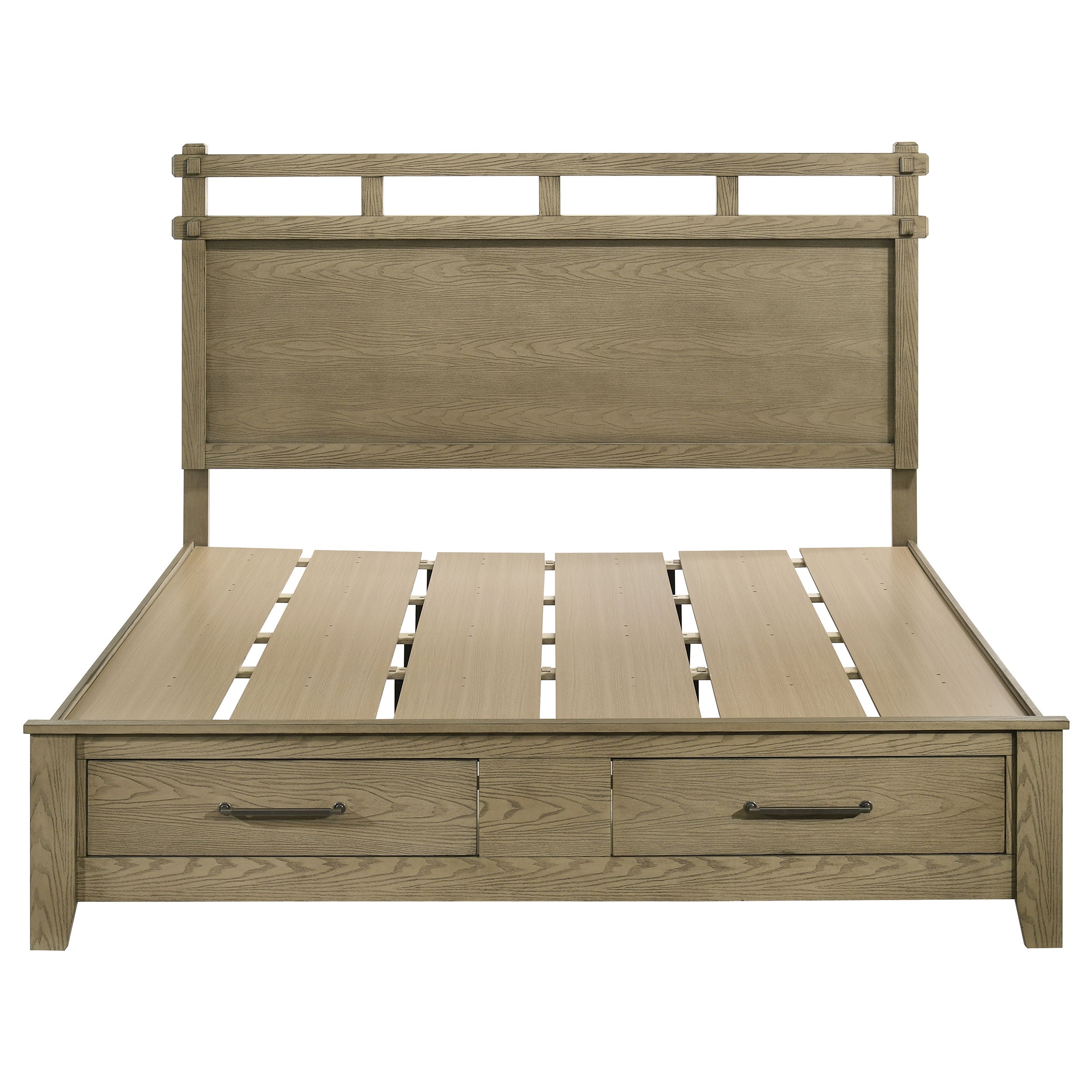 Hazlewood Panel Platform Storage Bed - Ideal Furniture (Fresno,CA)