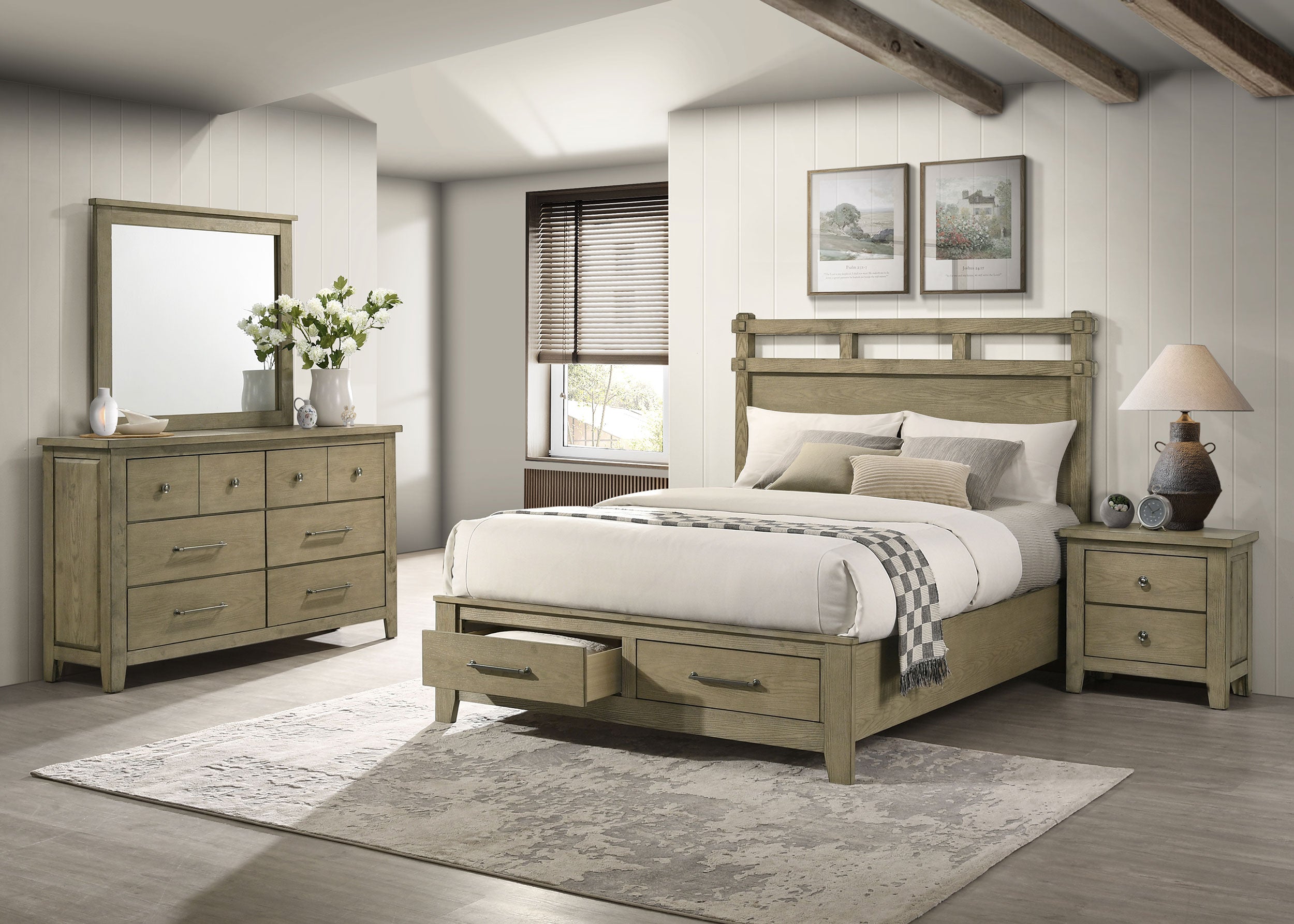 Hazlewood Bedroom Set - Ideal Furniture (Fresno,CA)