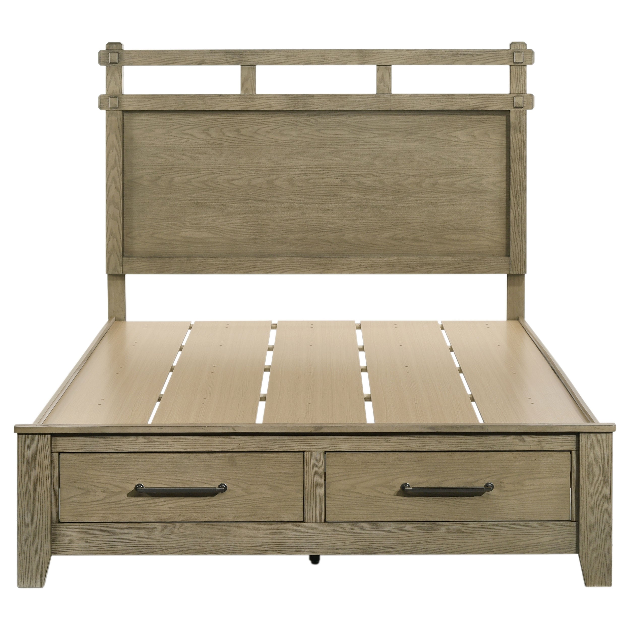 Hazlewood Panel Platform Storage Bed - Ideal Furniture (Fresno,CA)
