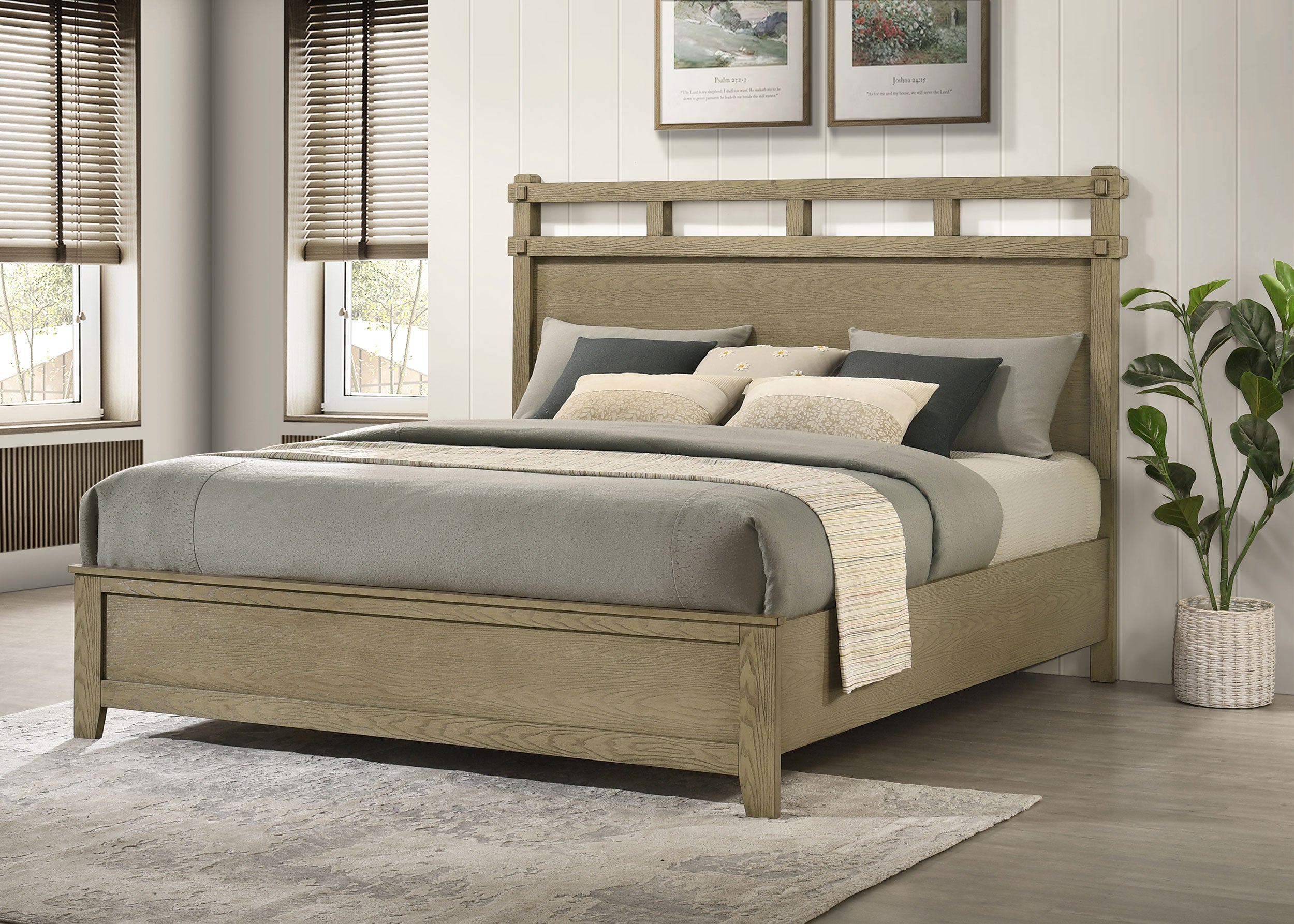 Hazlewood Panel Bed - Ideal Furniture (Fresno,CA)
