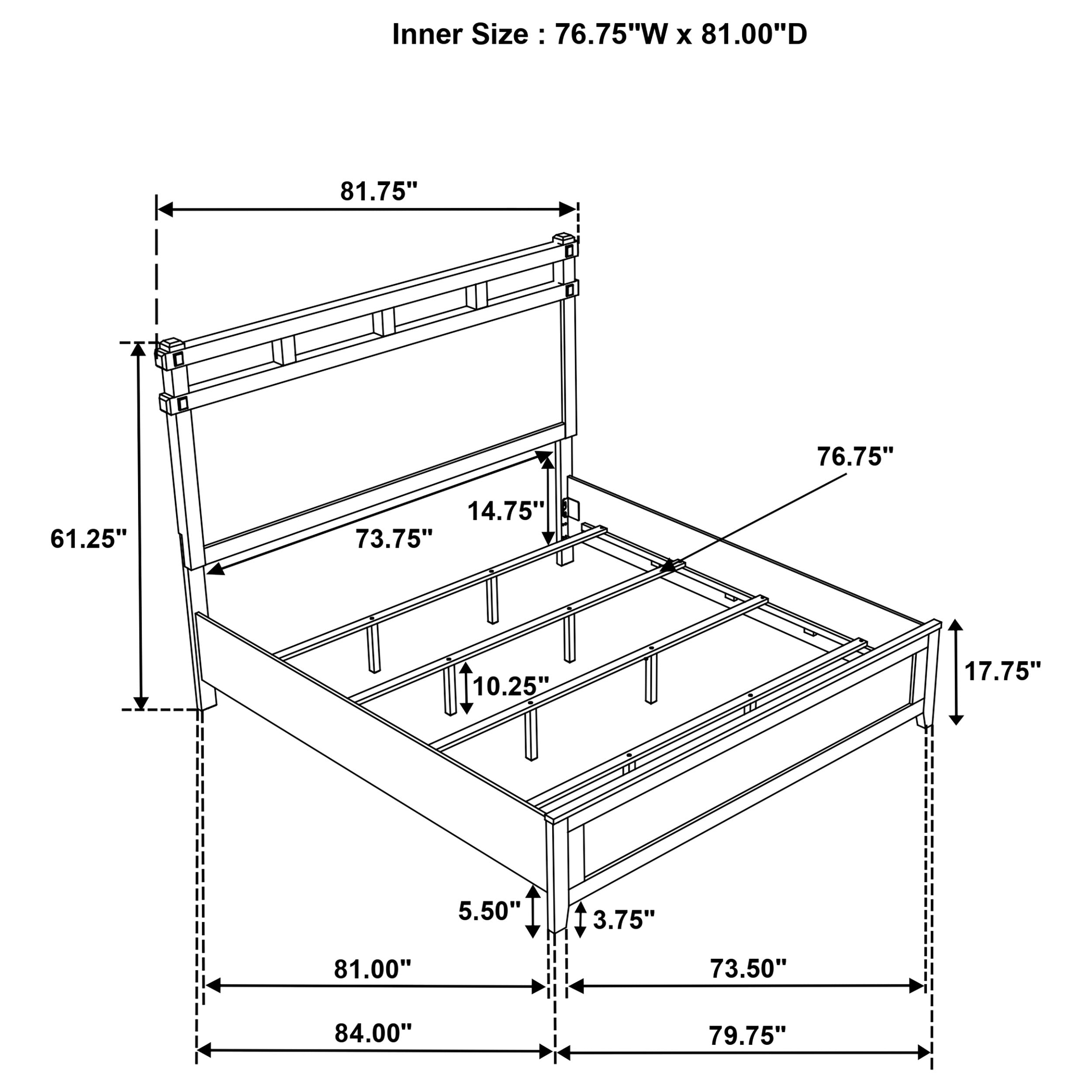 Hazlewood Panel Bed - Ideal Furniture (Fresno,CA)