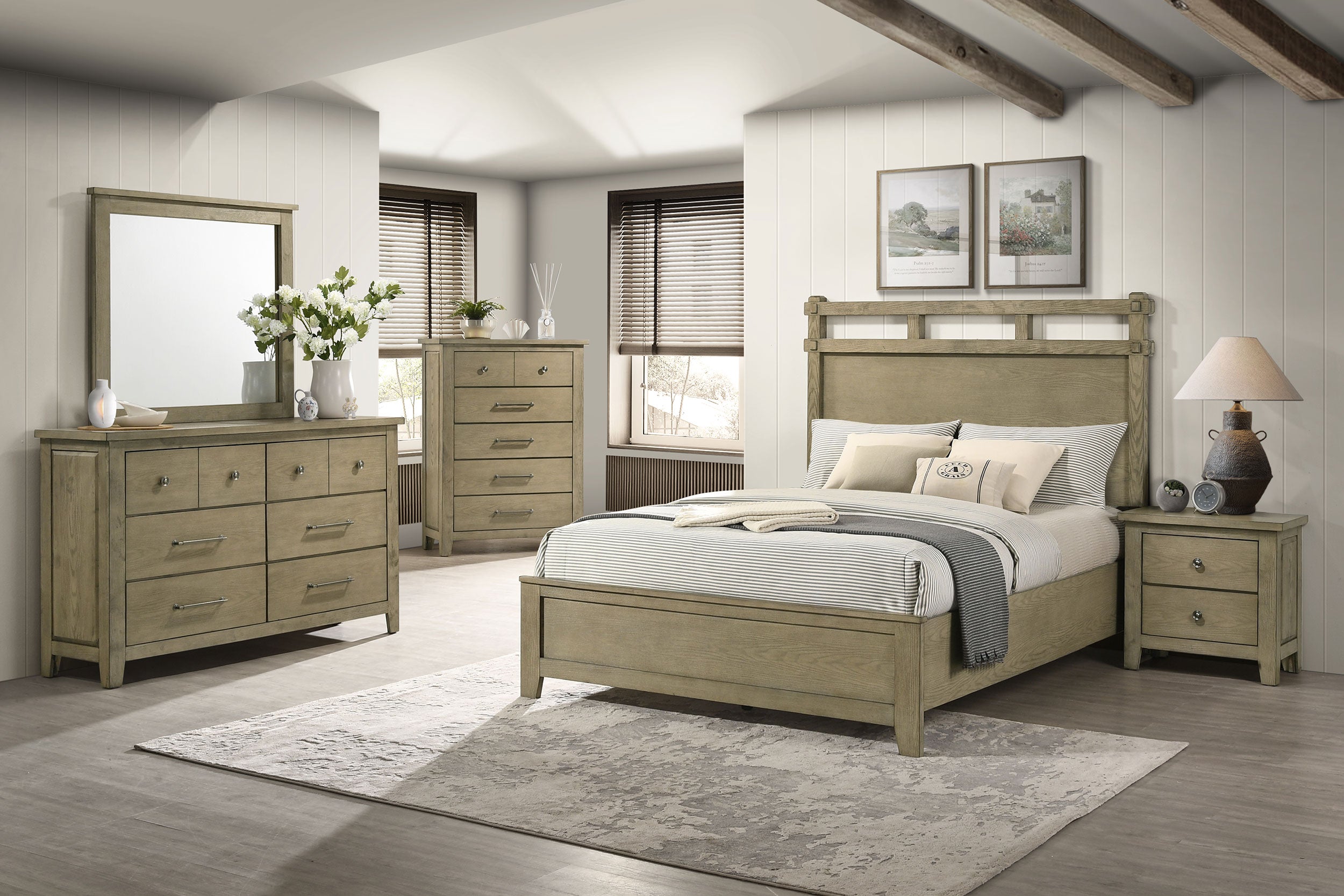 Hazlewood Bedroom Set - Ideal Furniture (Fresno,CA)