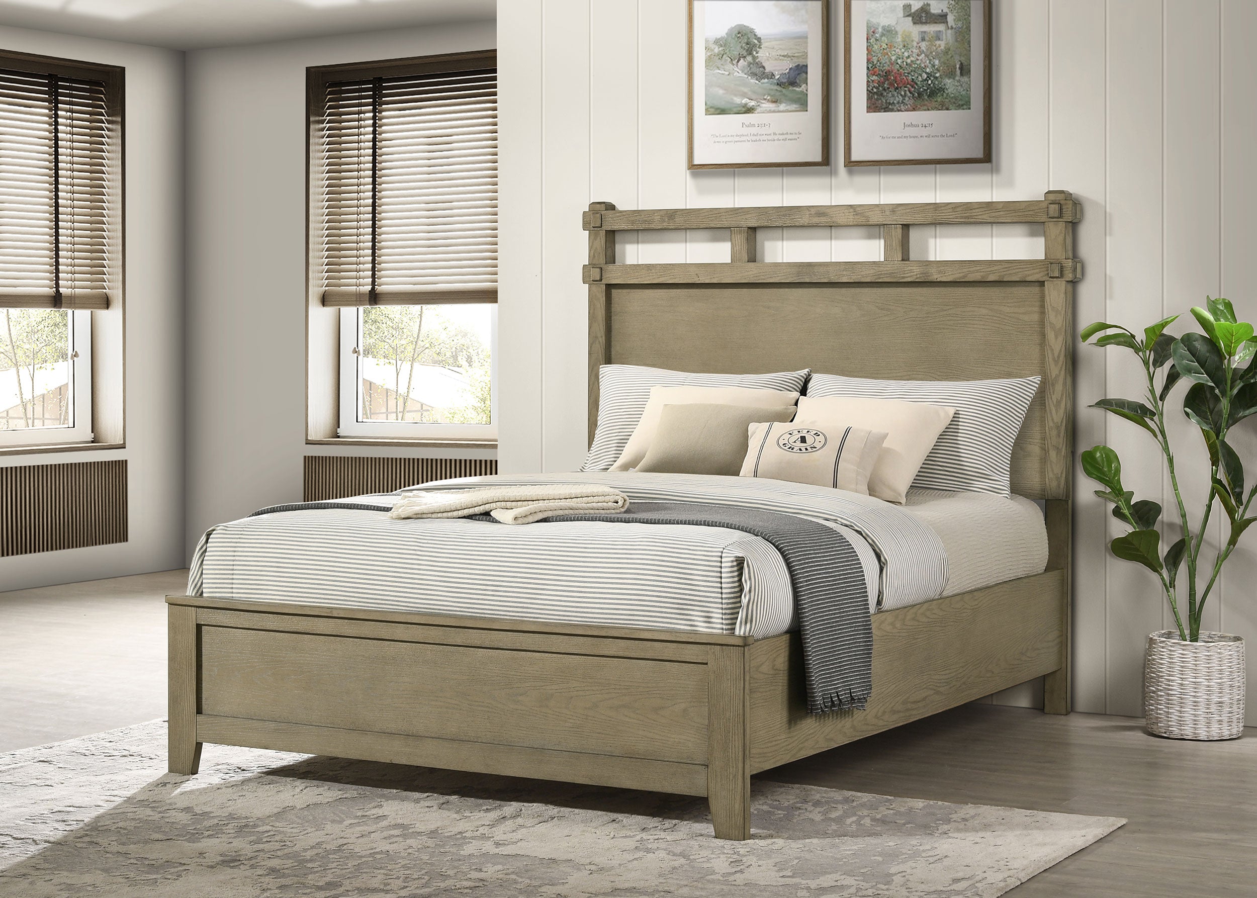 Hazlewood Panel Bed - Ideal Furniture (Fresno,CA)