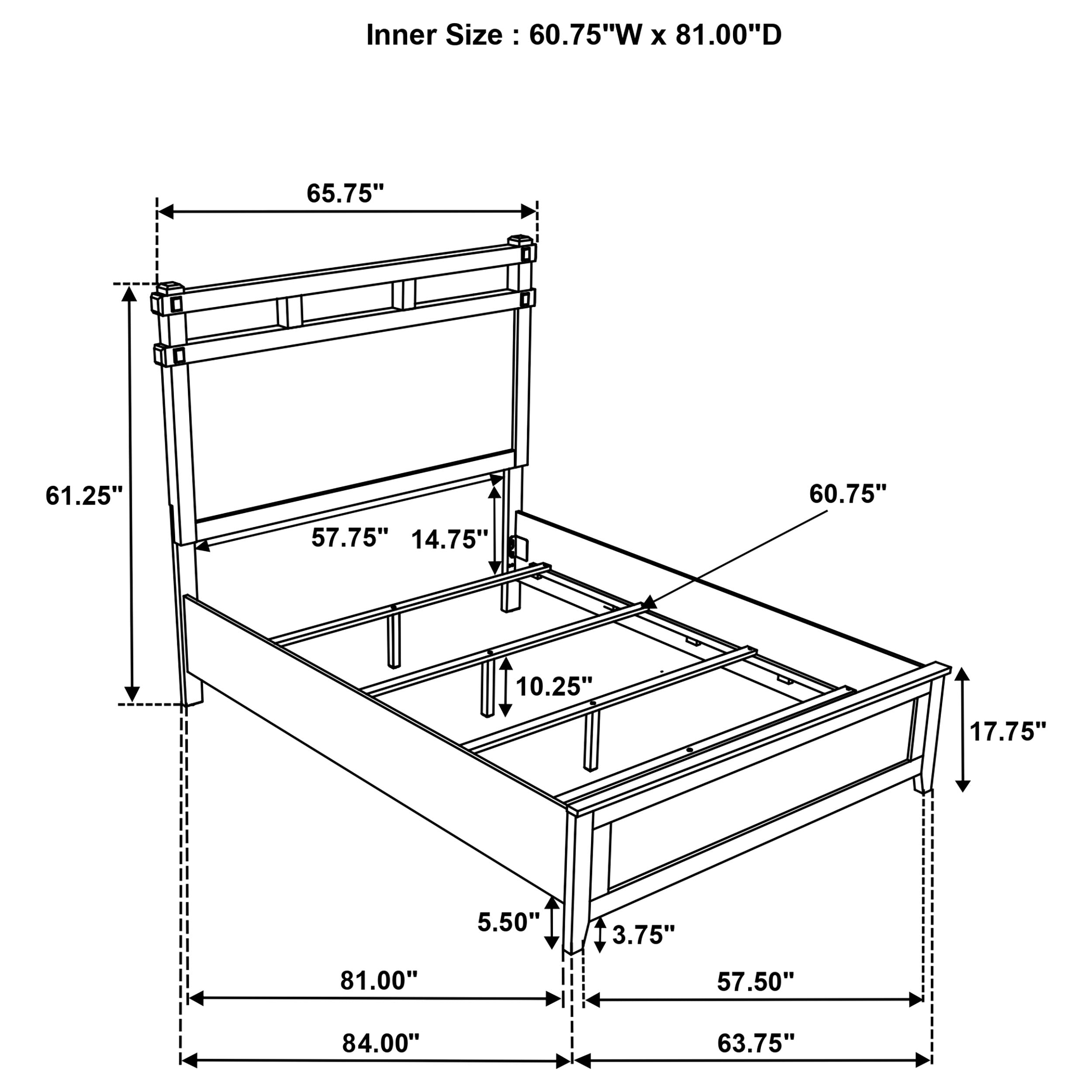 Hazlewood Panel Bed - Ideal Furniture (Fresno,CA)