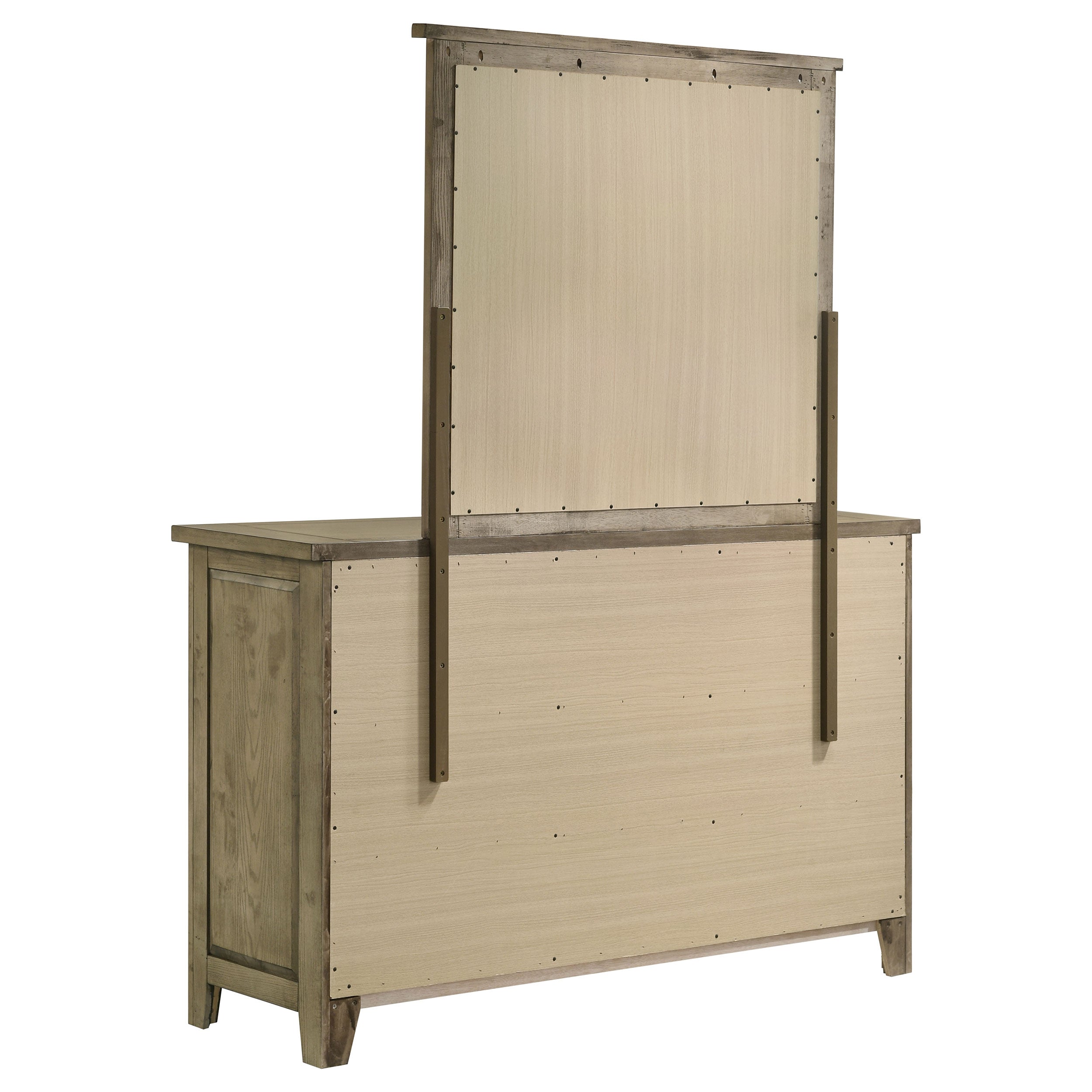 Hazlewood Dresser with Mirror - Ideal Furniture (Fresno,CA)
