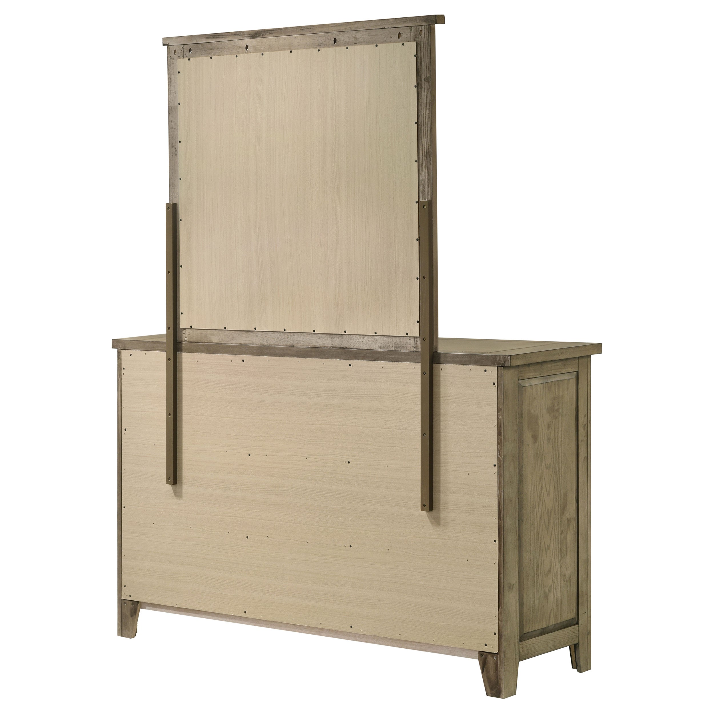 Hazlewood Dresser with Mirror - Ideal Furniture (Fresno,CA)