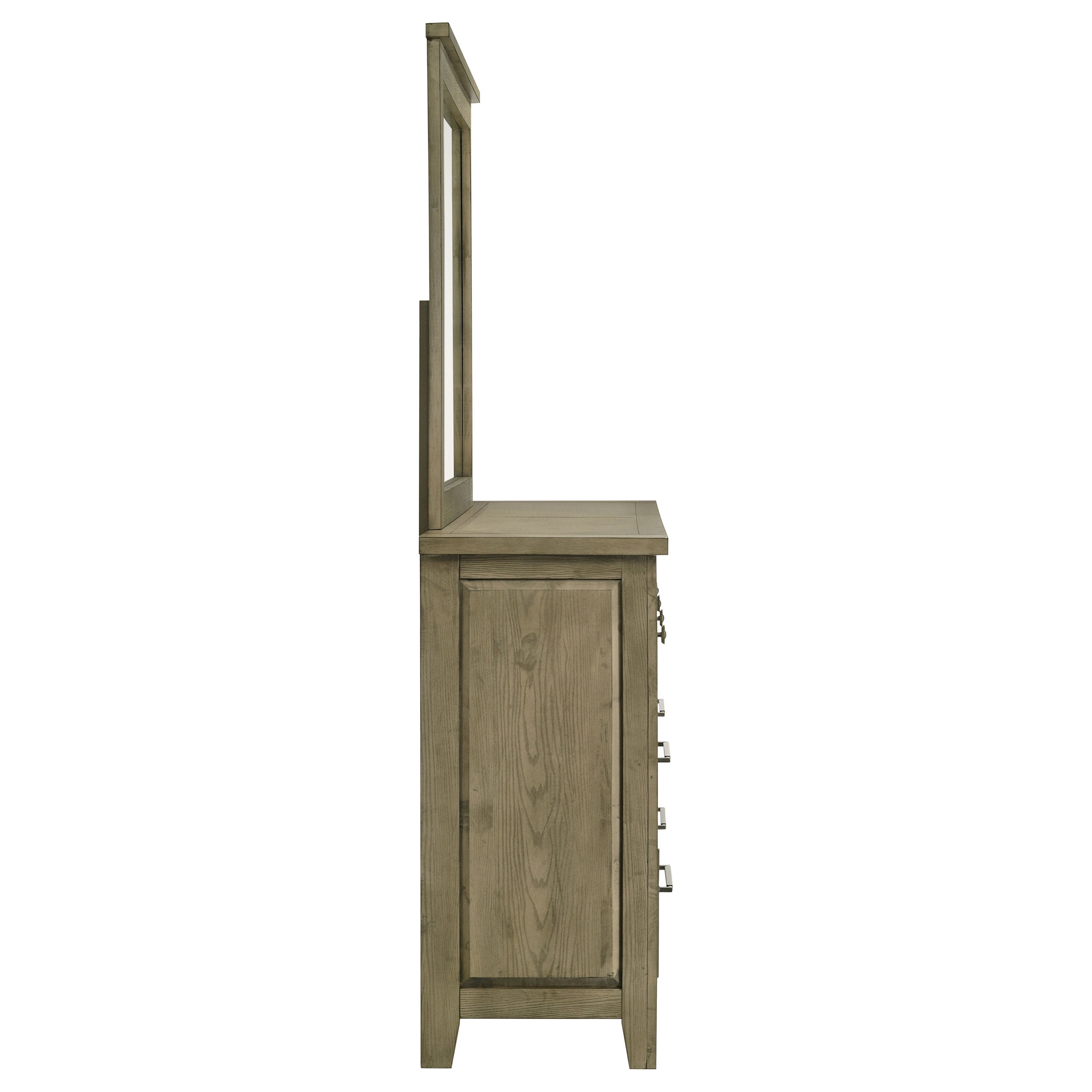 Hazlewood Dresser with Mirror - Ideal Furniture (Fresno,CA)