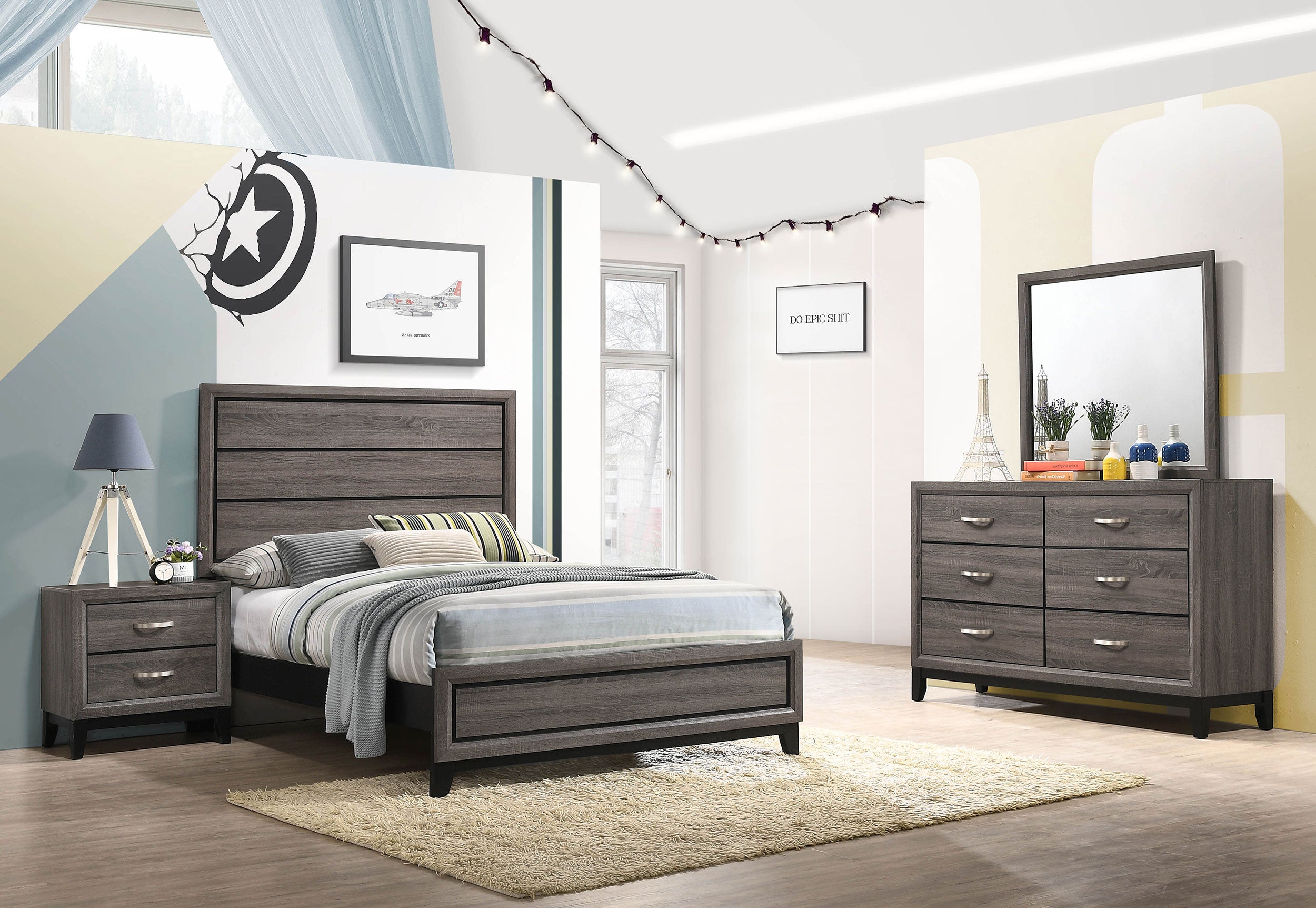 Watson Bedroom Set - Ideal Furniture (Fresno,CA)