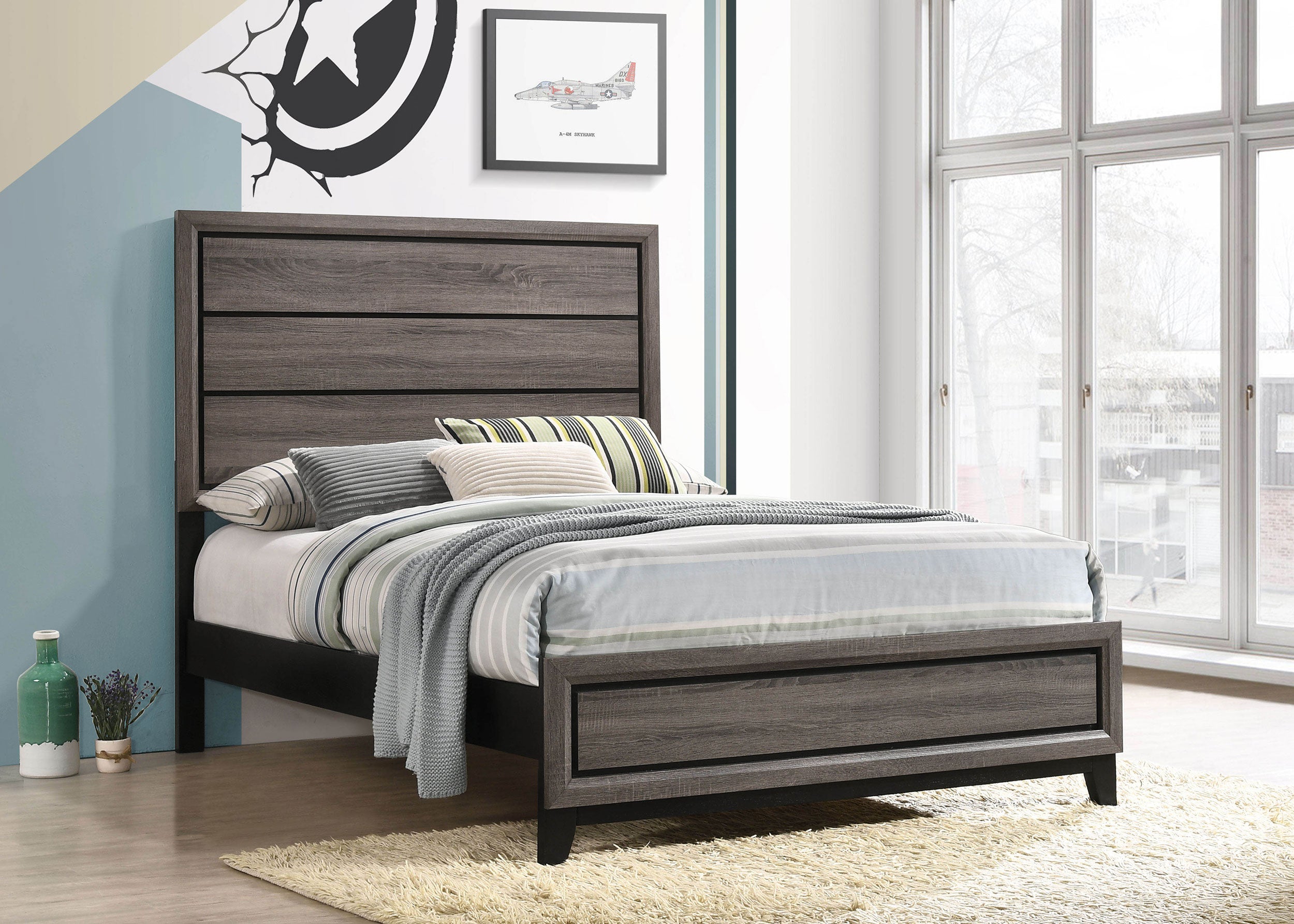 Watson Panel Bed - Ideal Furniture (Fresno,CA)