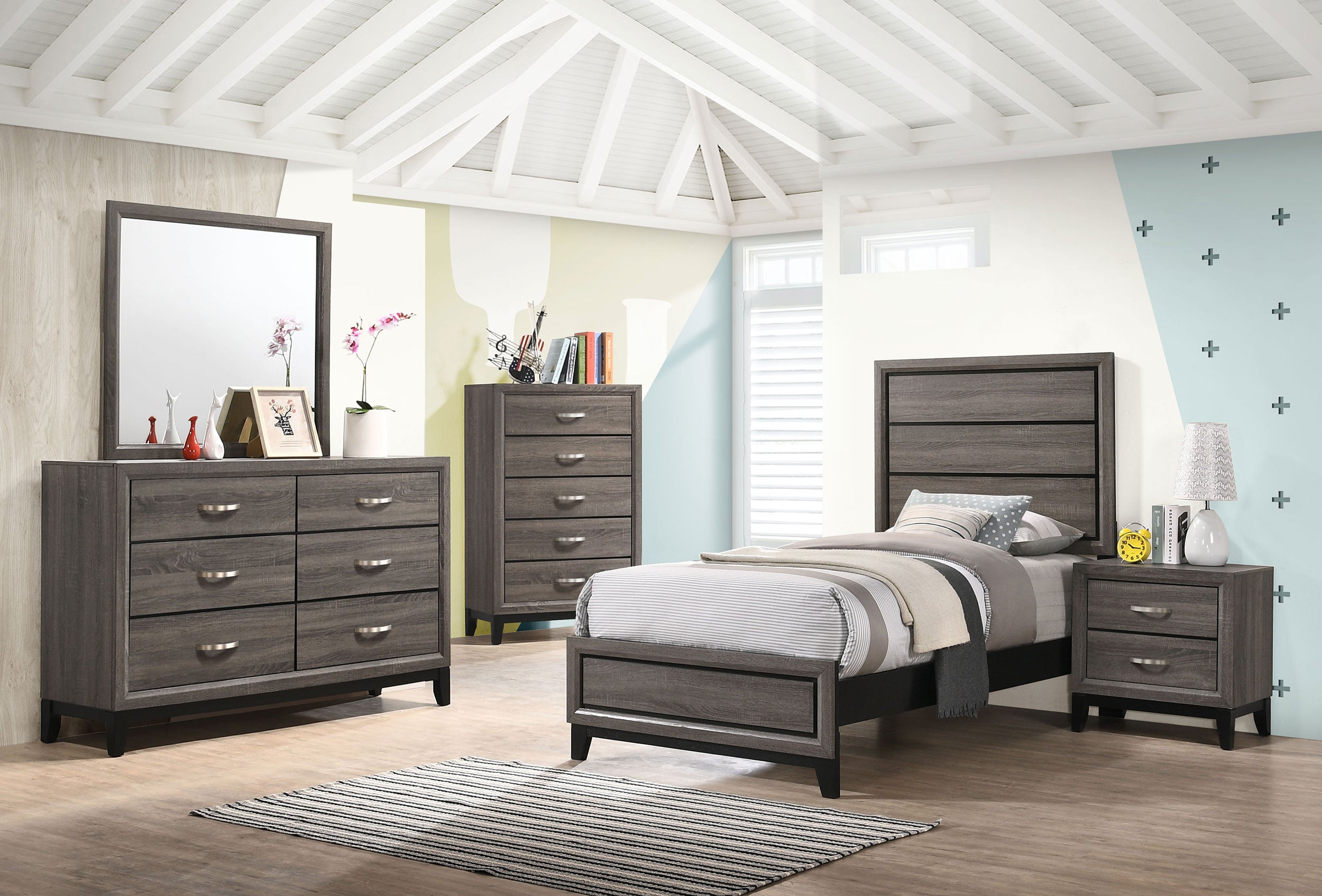 Watson Panel Bed - Ideal Furniture (Fresno,CA)
