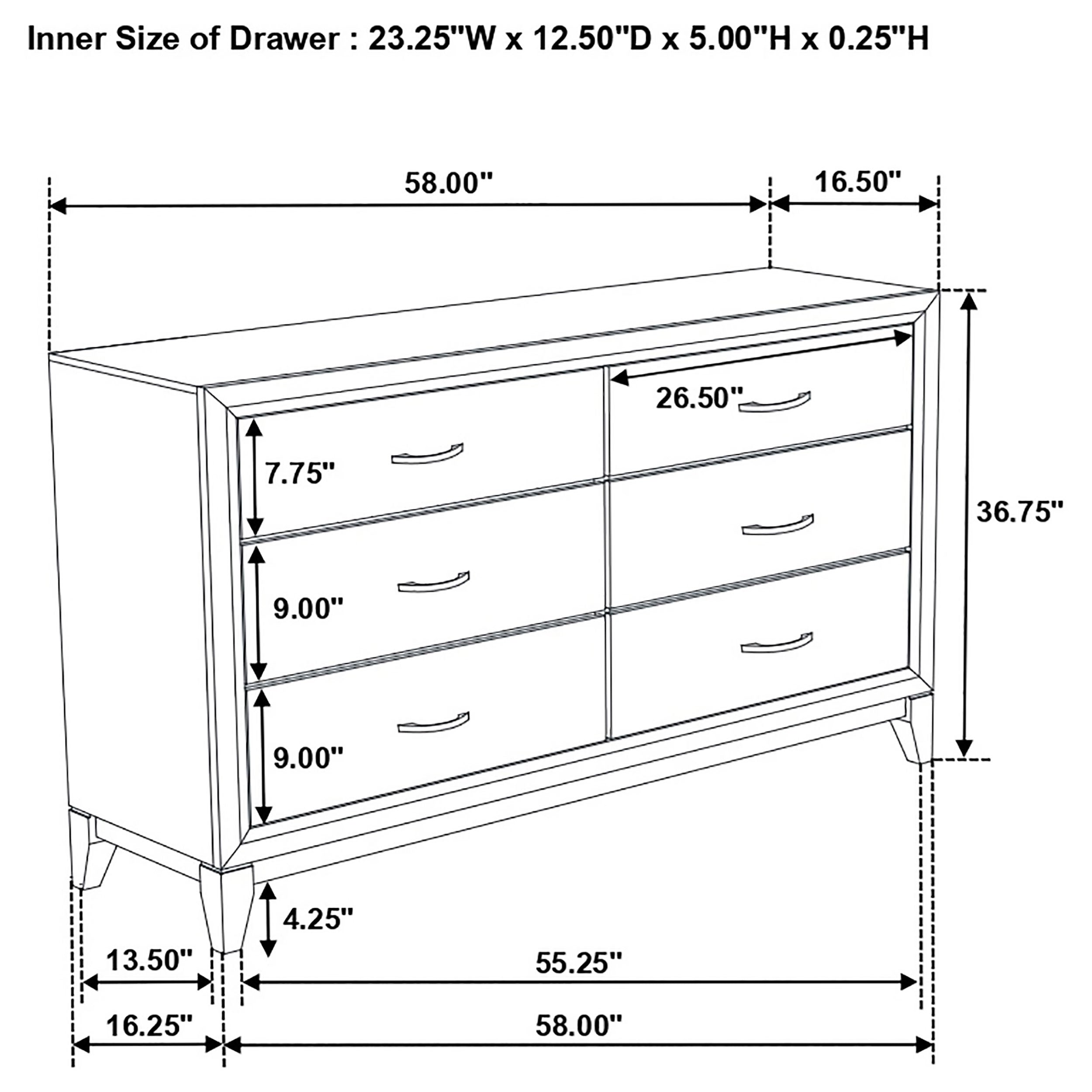 Watson Dresser - Ideal Furniture (Fresno,CA)