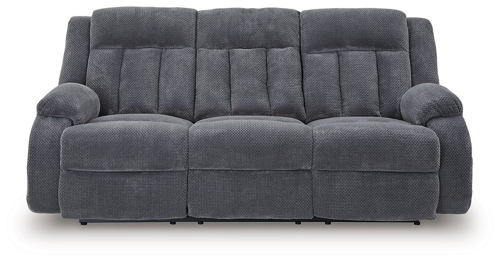 Observation Power Reclining Sofa with Drop Down Table - Ideal Furniture (Fresno,CA)