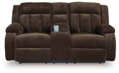 Observation Power Reclining Loveseat with Console - Ideal Furniture (Fresno,CA)