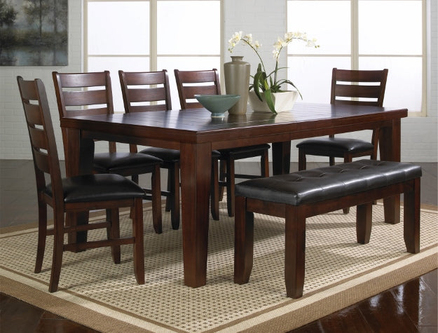 BARDSTOWN DINING TABLE (18 LEAF) - Ideal Furniture (Fresno,CA)