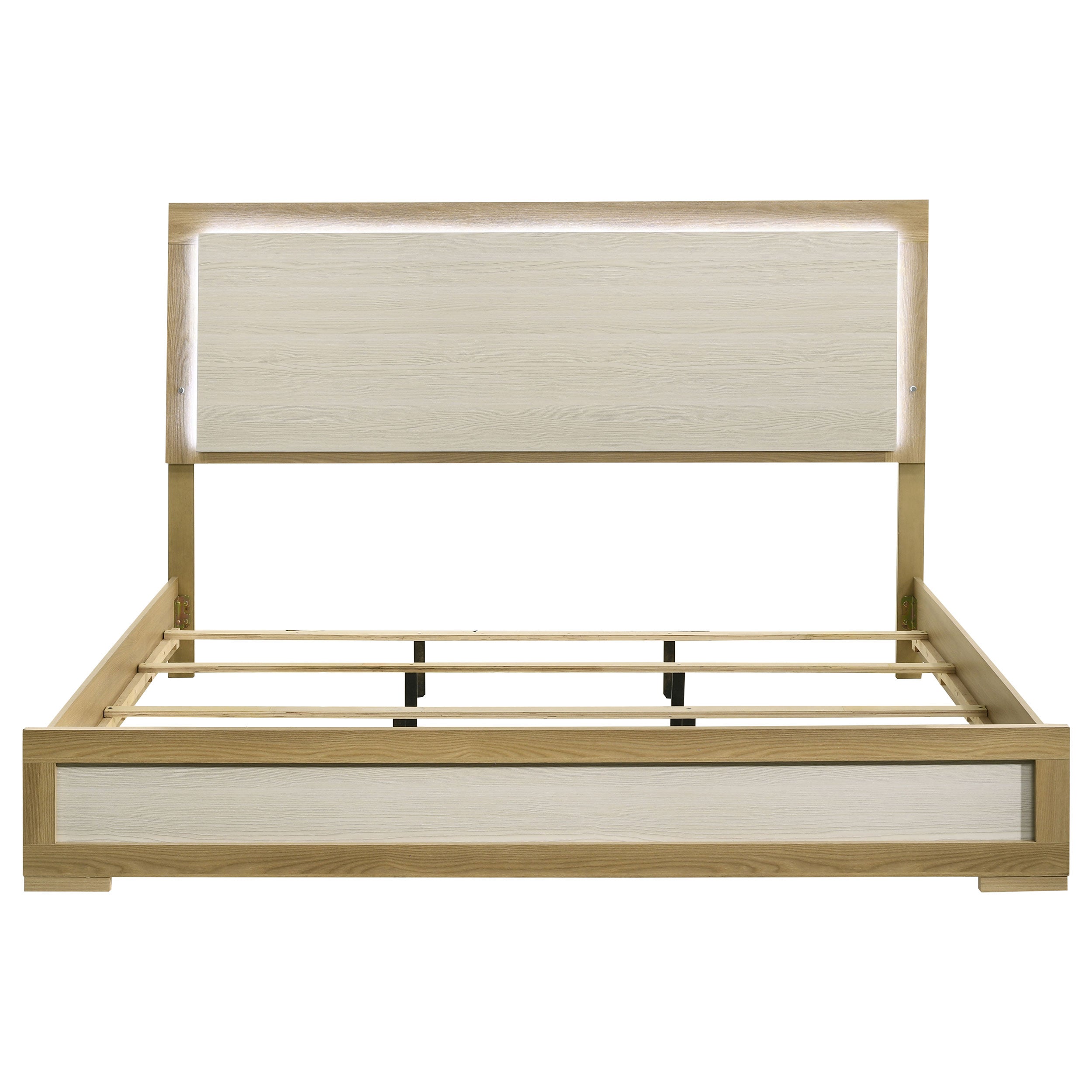 Hyland Panel Bed with LED Lighting - Ideal Furniture (Fresno,CA)