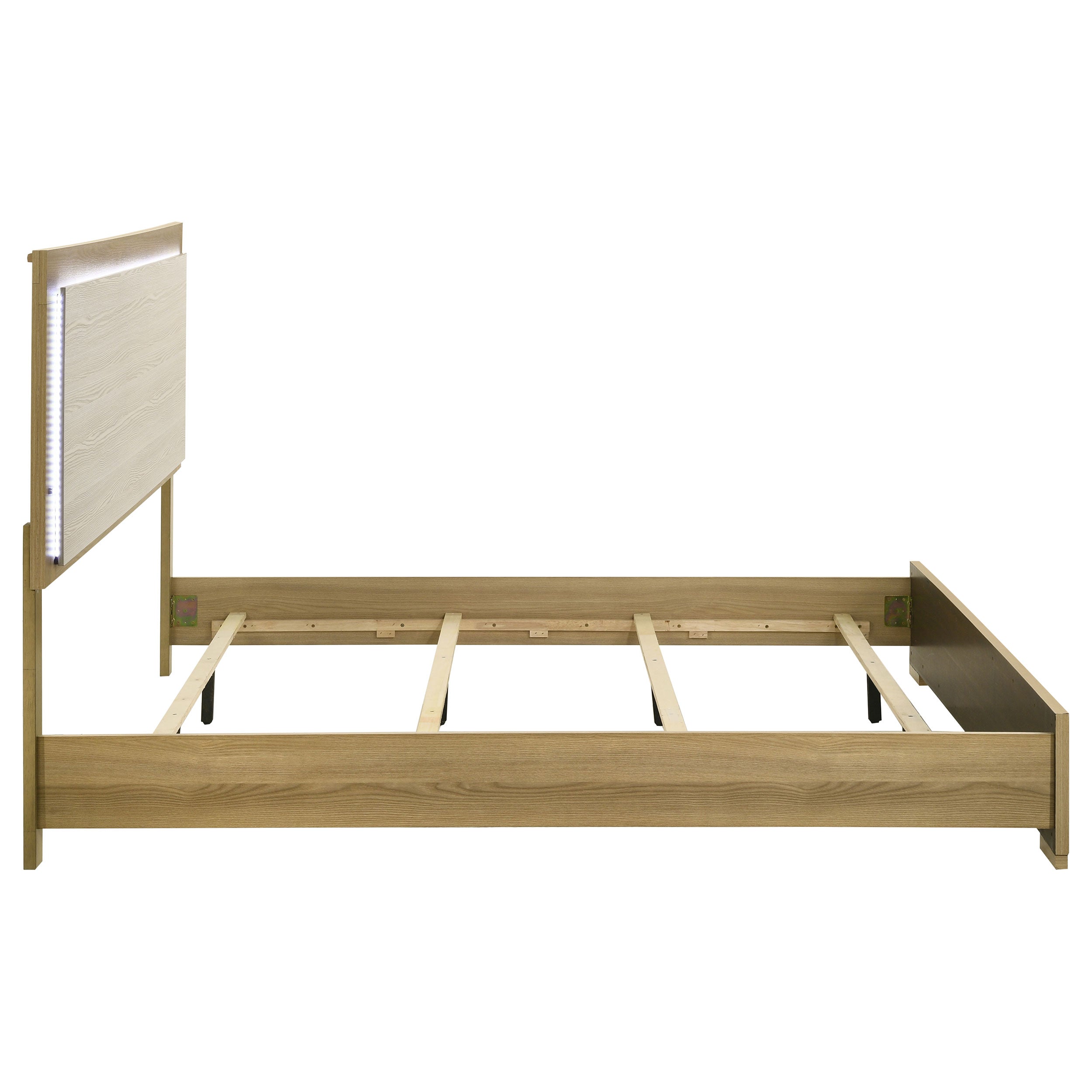 Hyland Panel Bed with LED Lighting - Ideal Furniture (Fresno,CA)