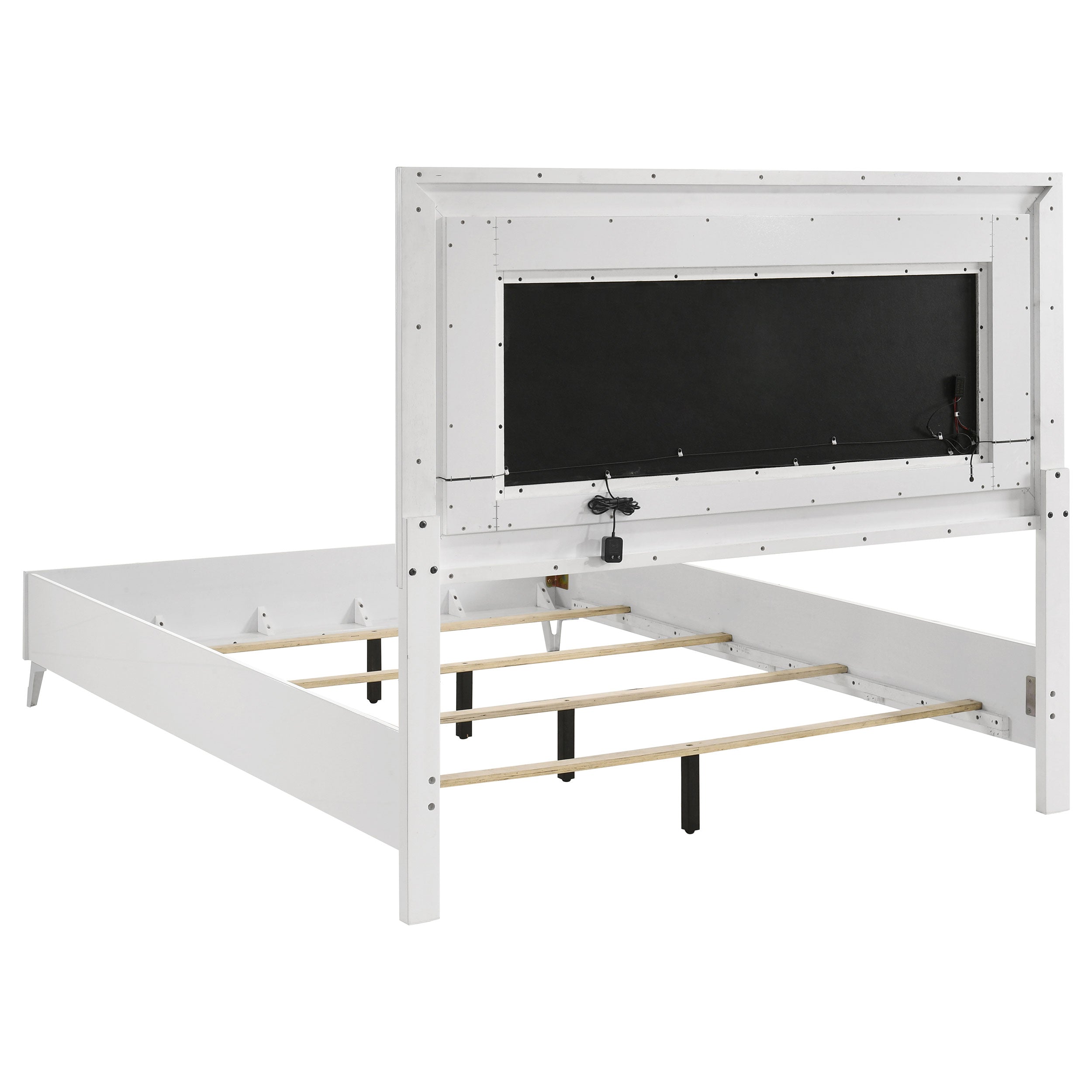 Cassia Panel Bed with LED Lighting - Ideal Furniture (Fresno,CA)